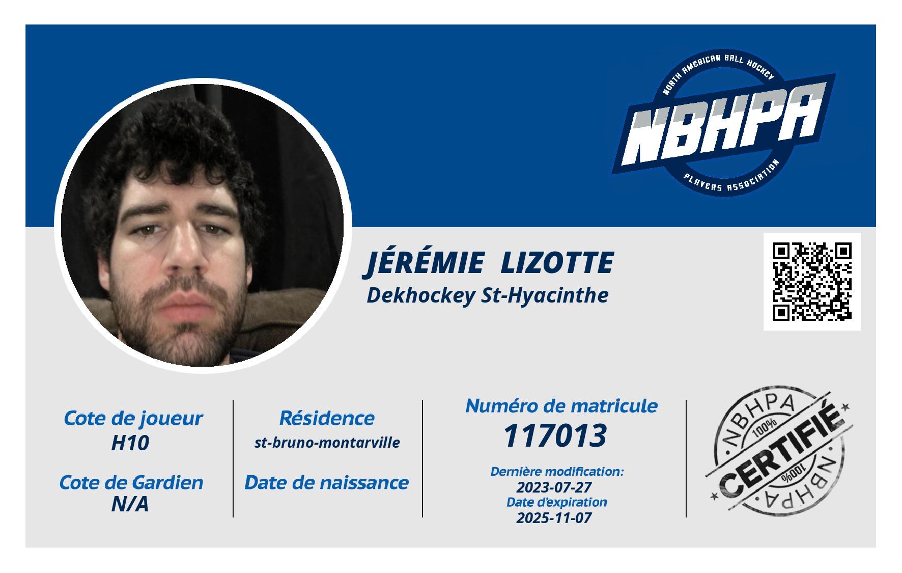 Jérémie  Lizotte