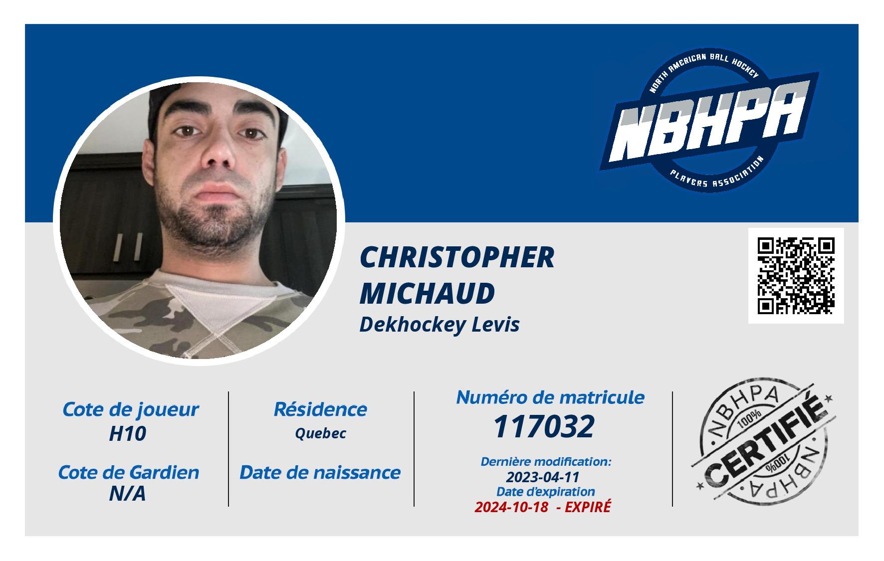 Christopher  Michaud