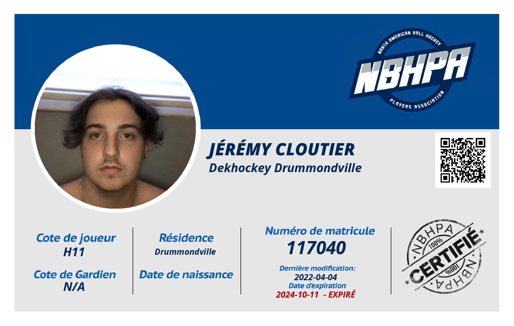 Jérémy Cloutier