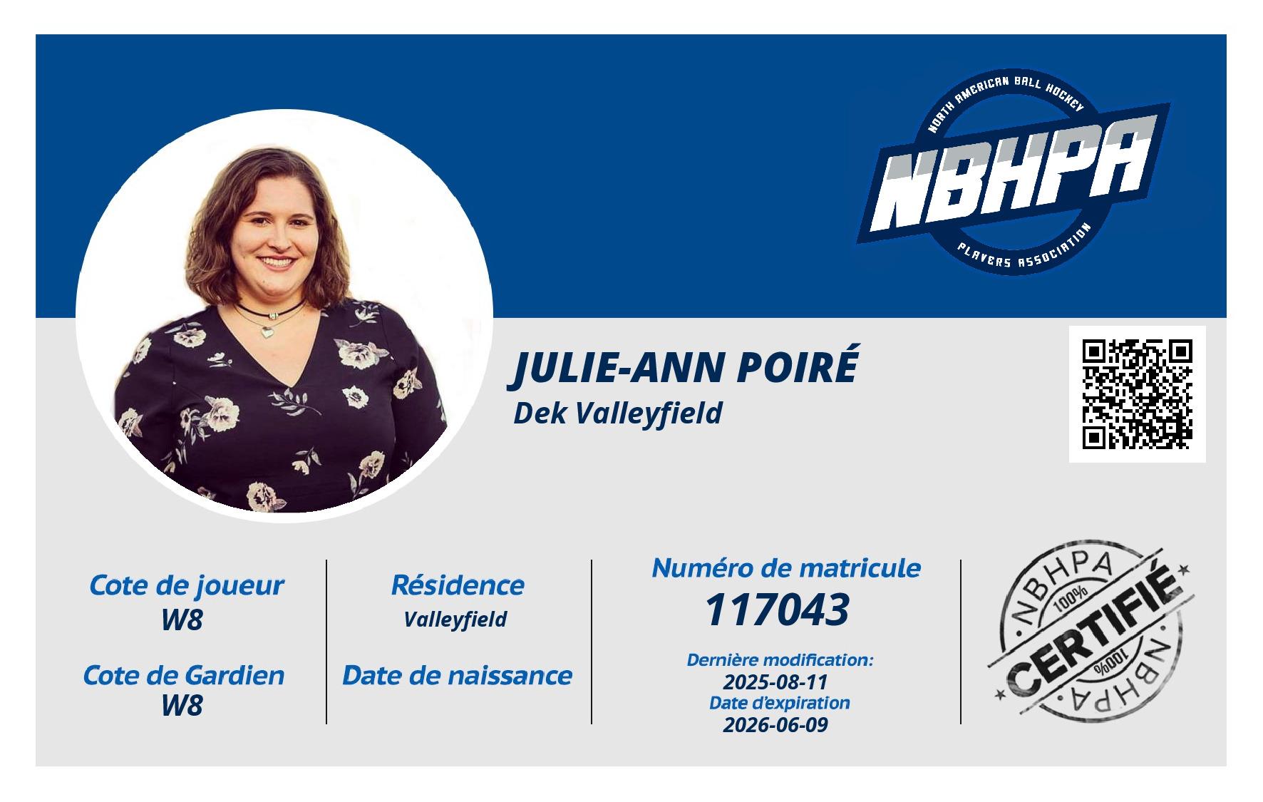 Julie-Ann Poiré