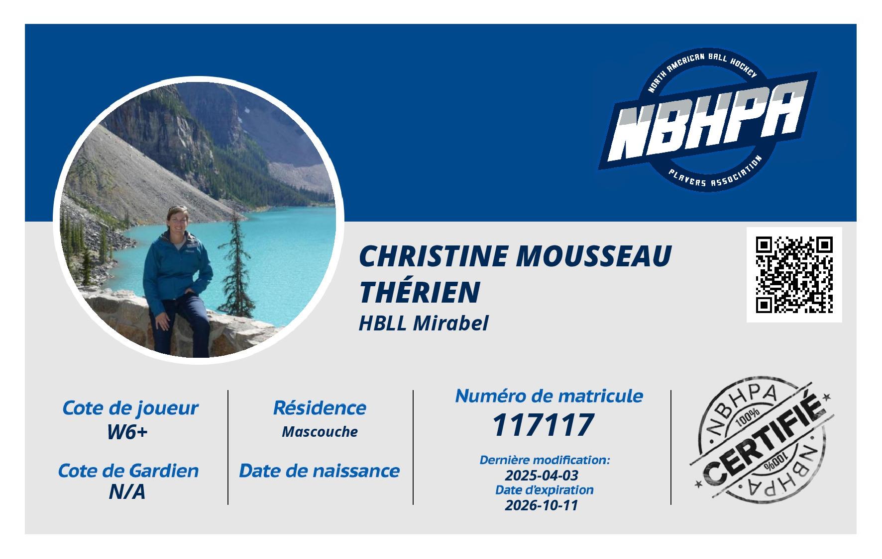 Christine Mousseau Thérien