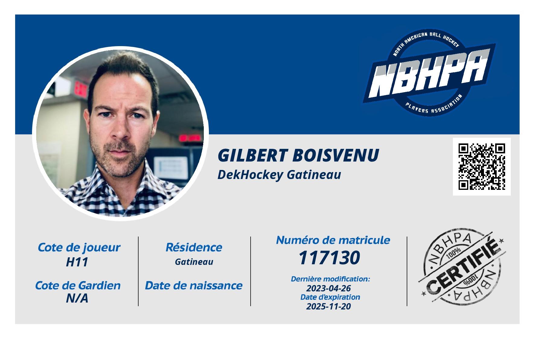 Gilbert Boisvenu