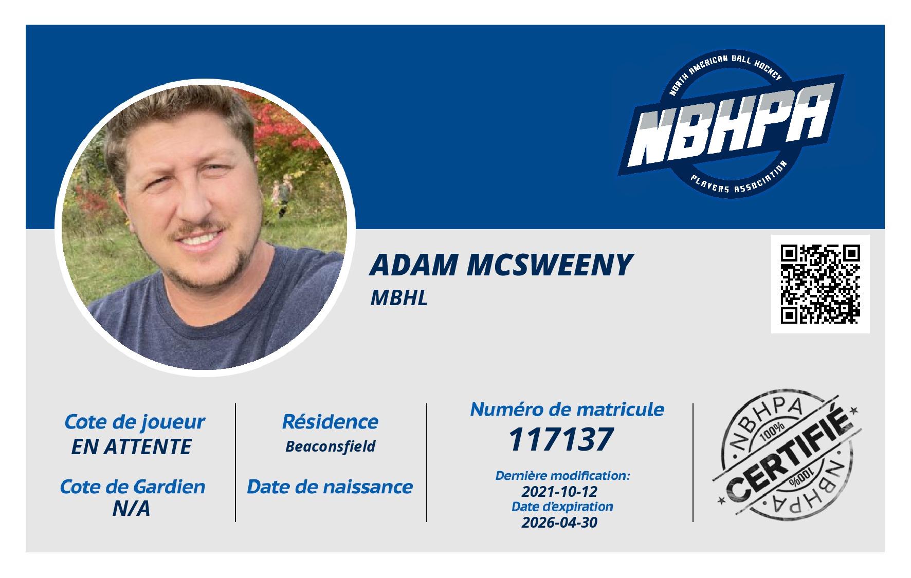Adam McSweeny