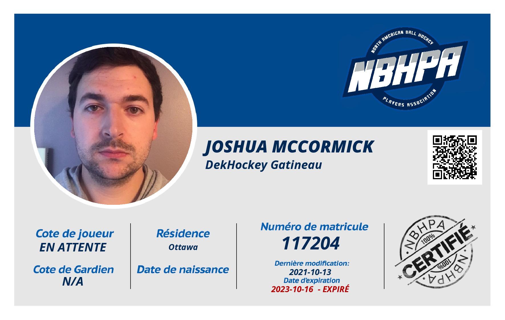 Joshua McCormick