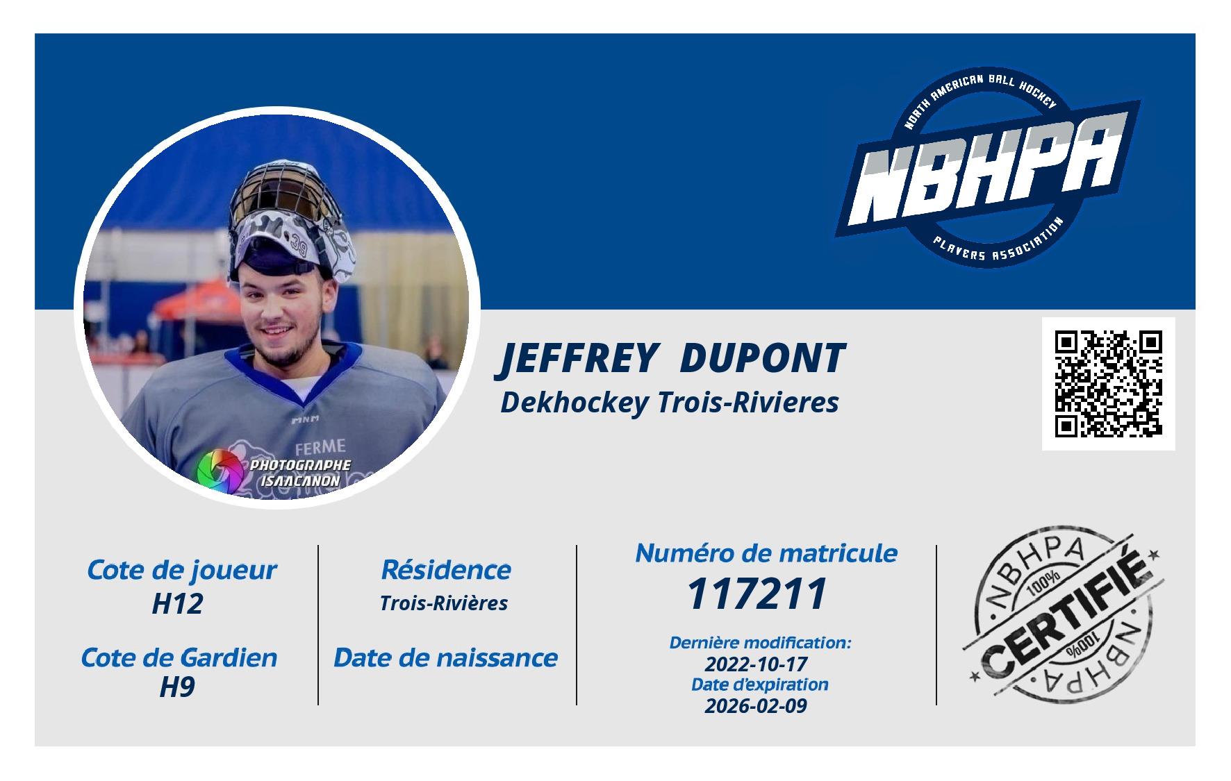 Jeffrey  Dupont