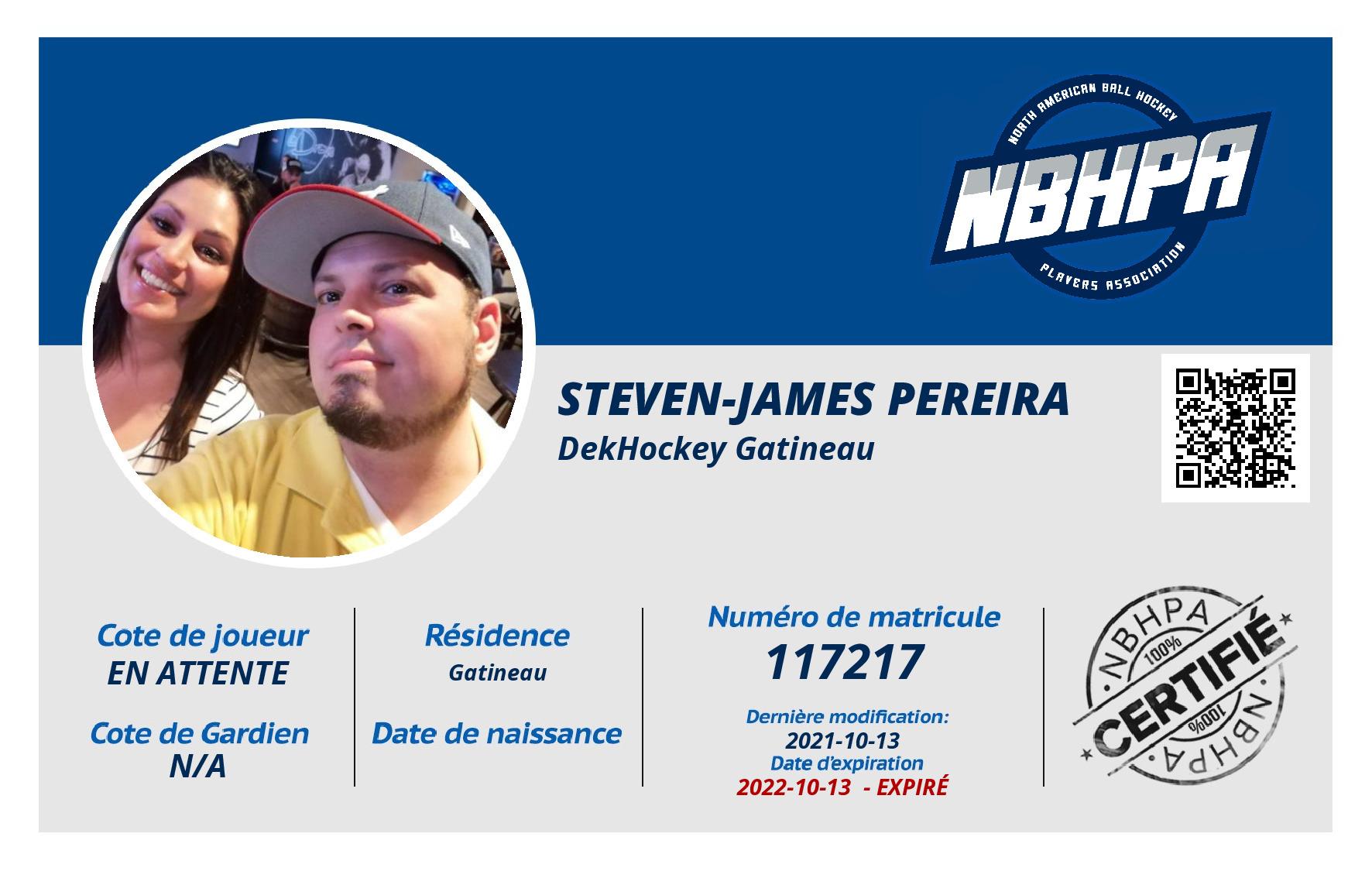 Steven-James Pereira