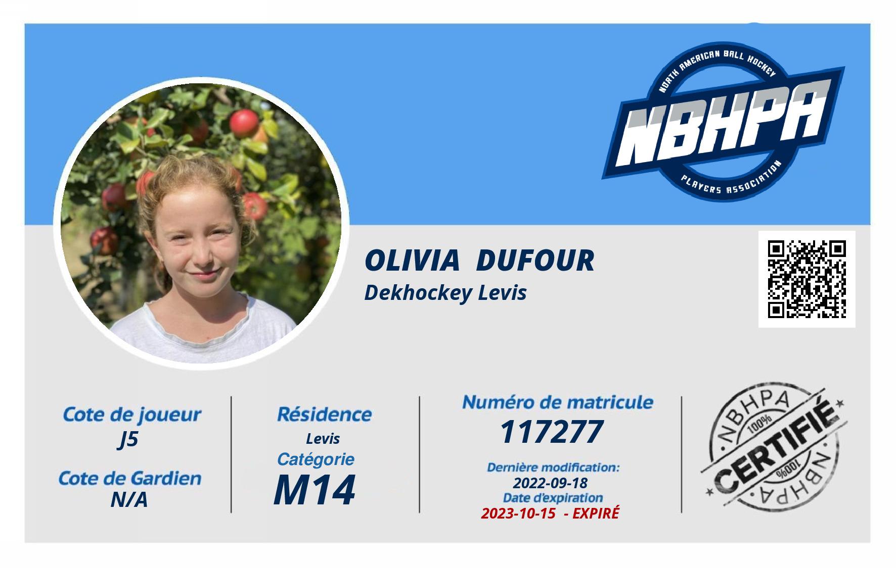 Olivia  Dufour