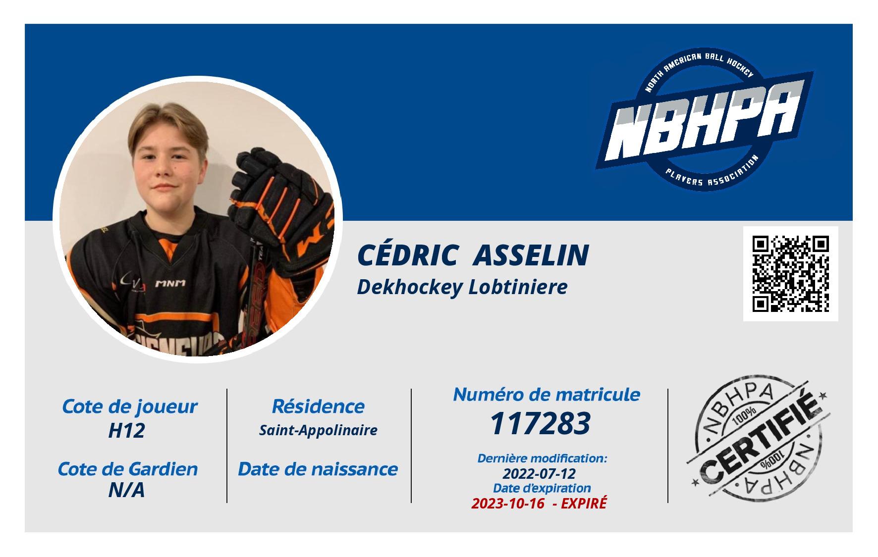 Cédric  Asselin