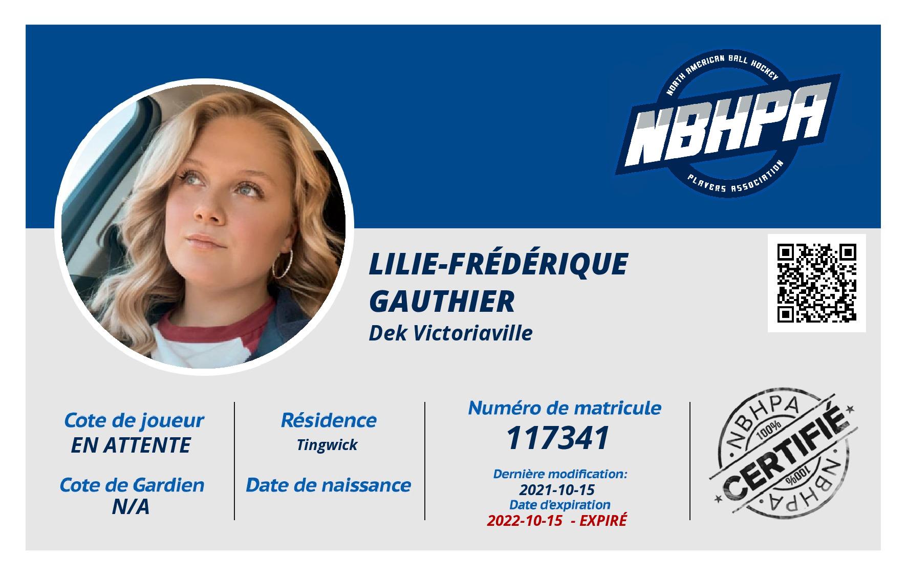 Lilie-Frédérique Gauthier