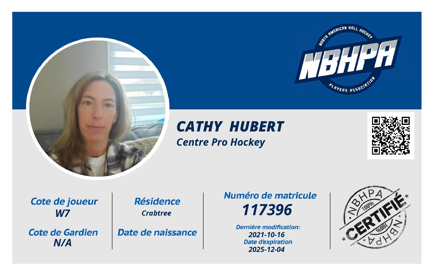 Cathy  Hubert 
