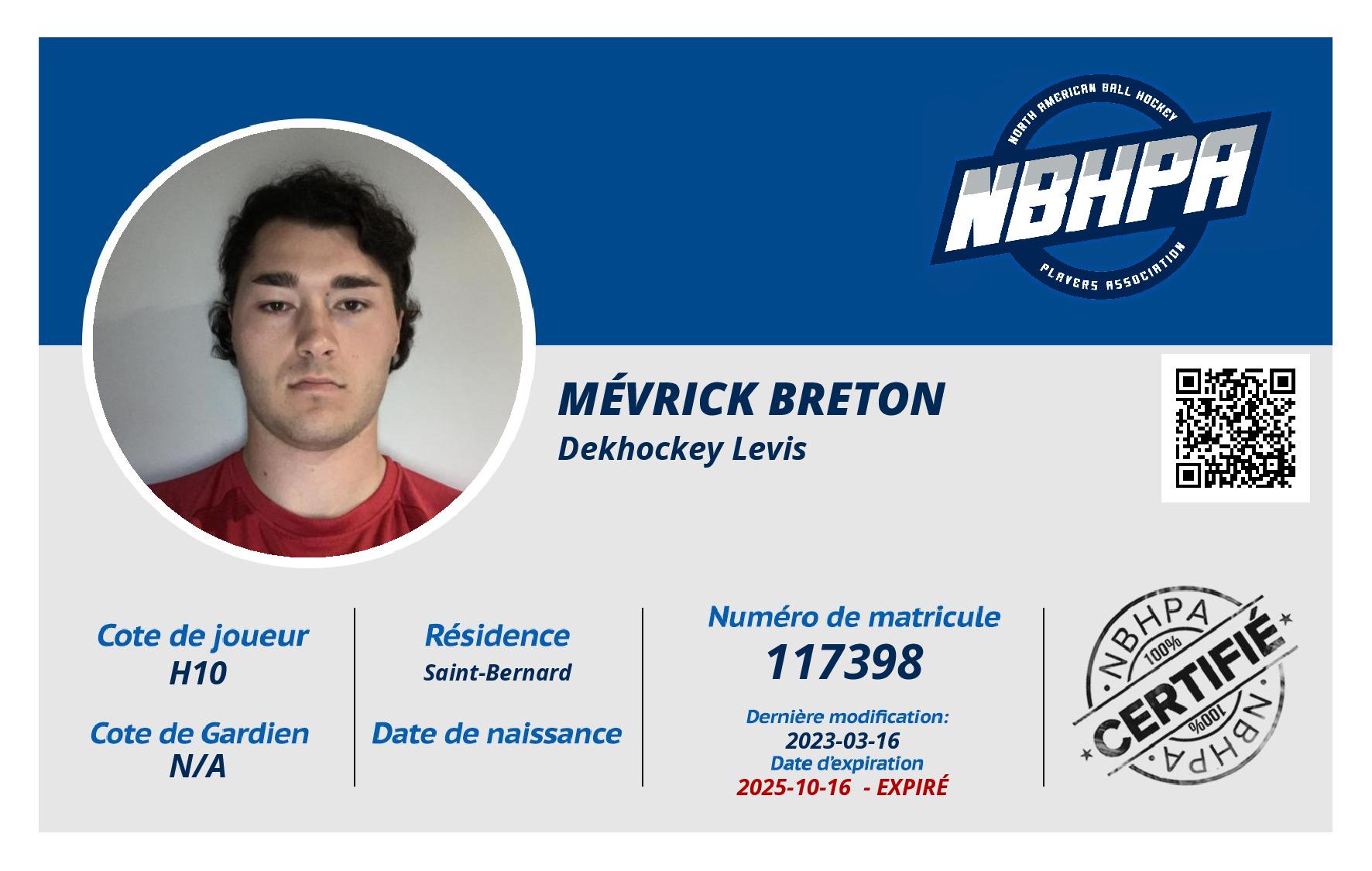 Mévrick Breton