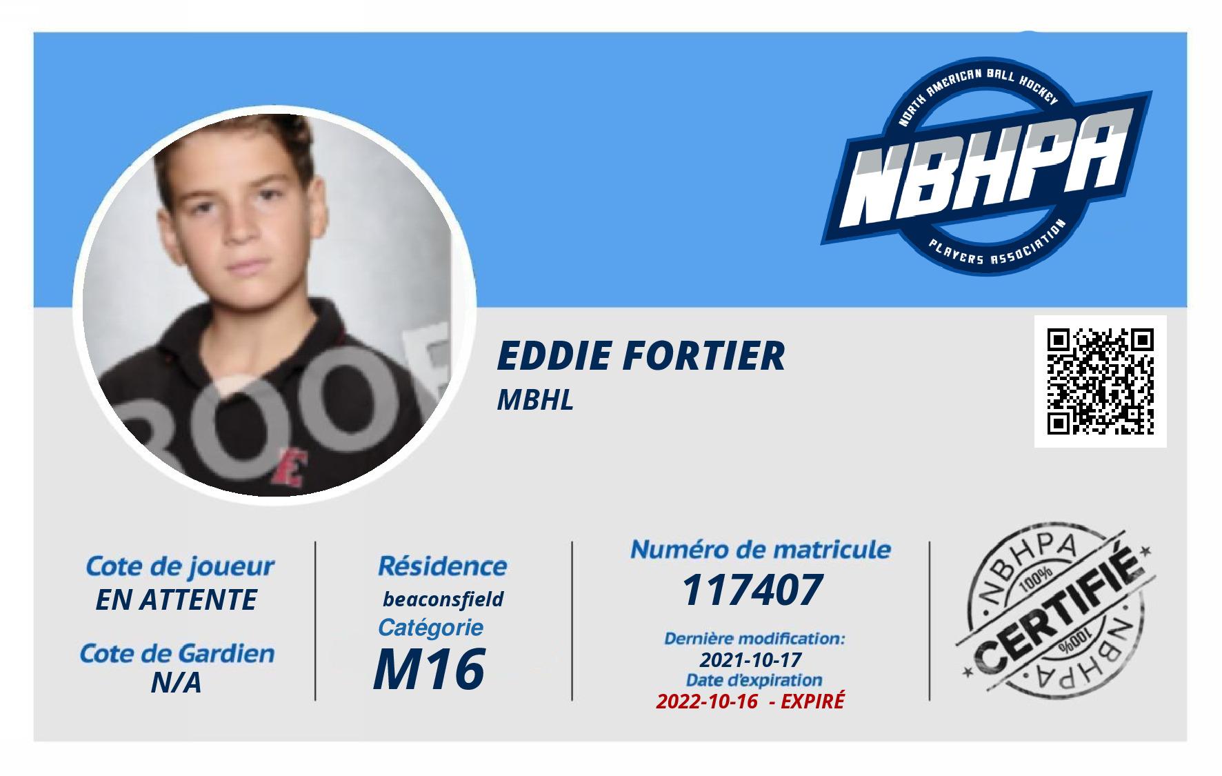 Eddie Fortier