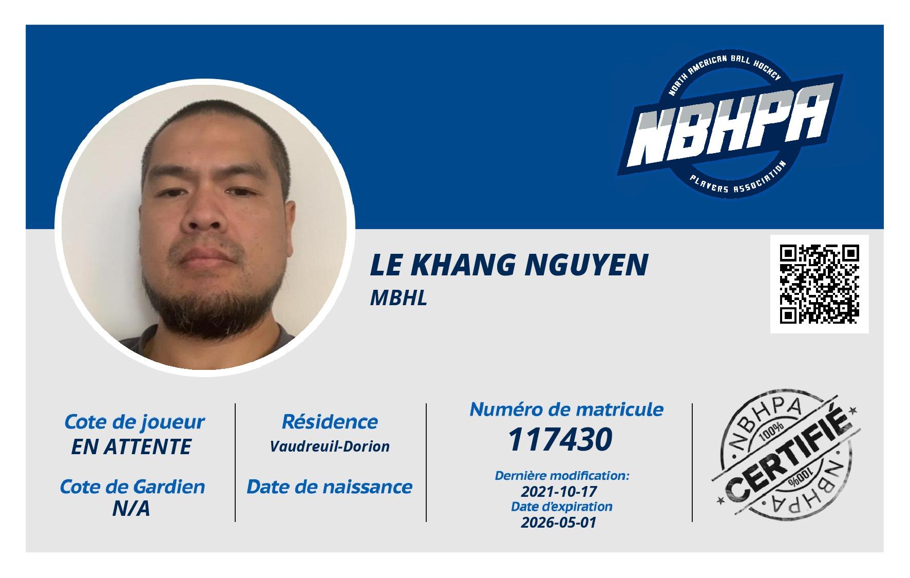 Le Khang Nguyen