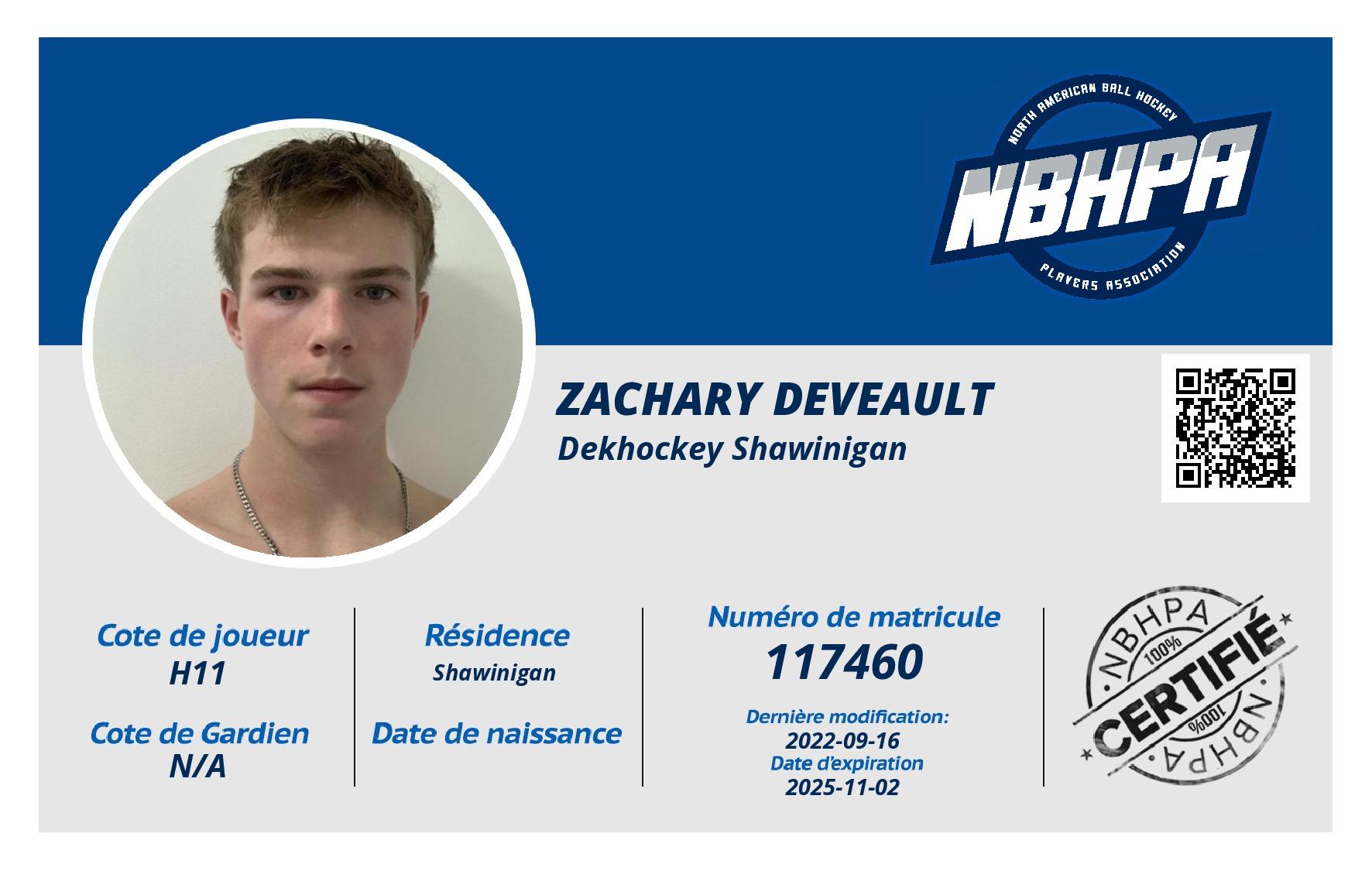 Zachary Deveault