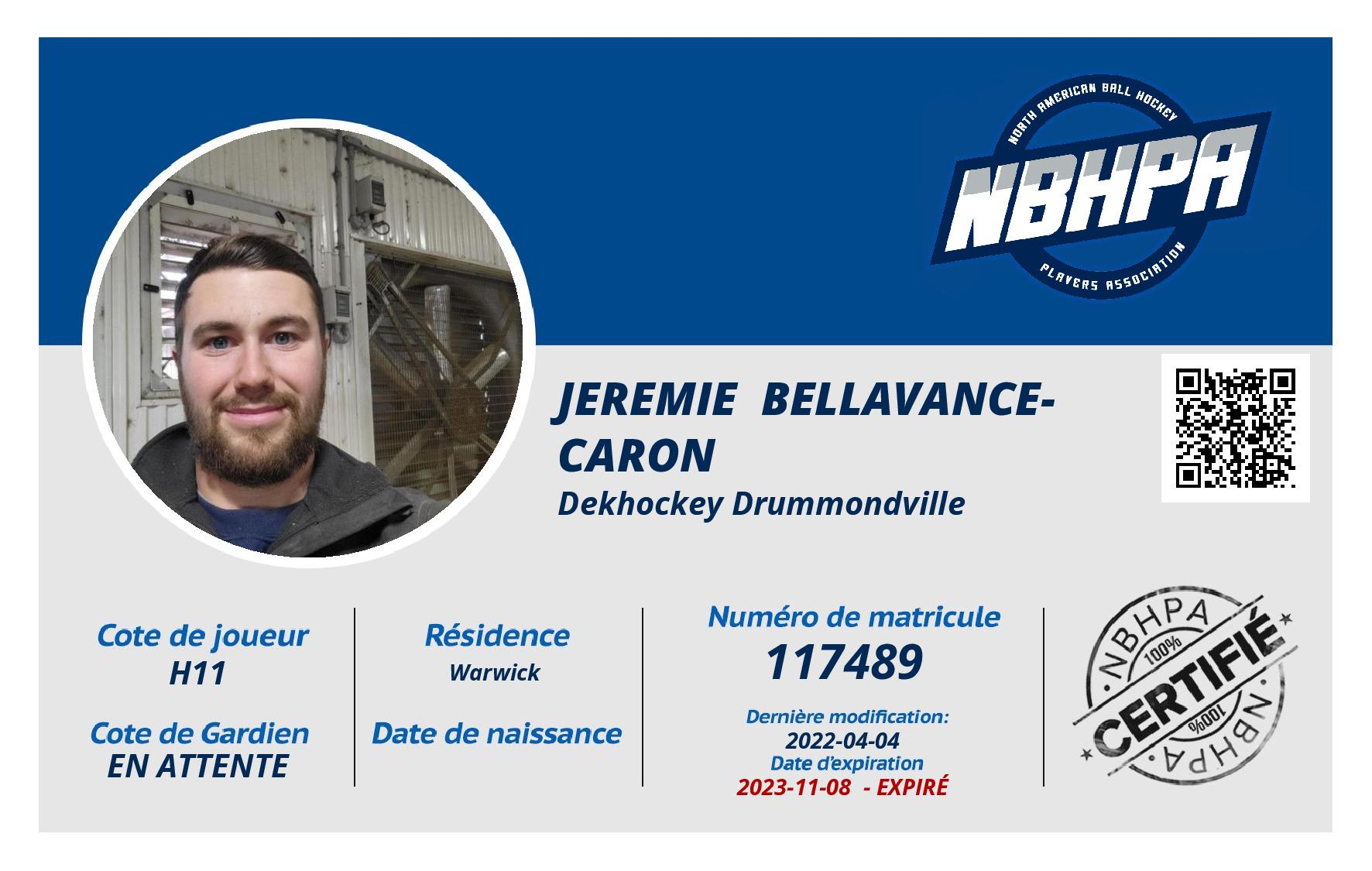 Jeremie  Bellavance-Caron 