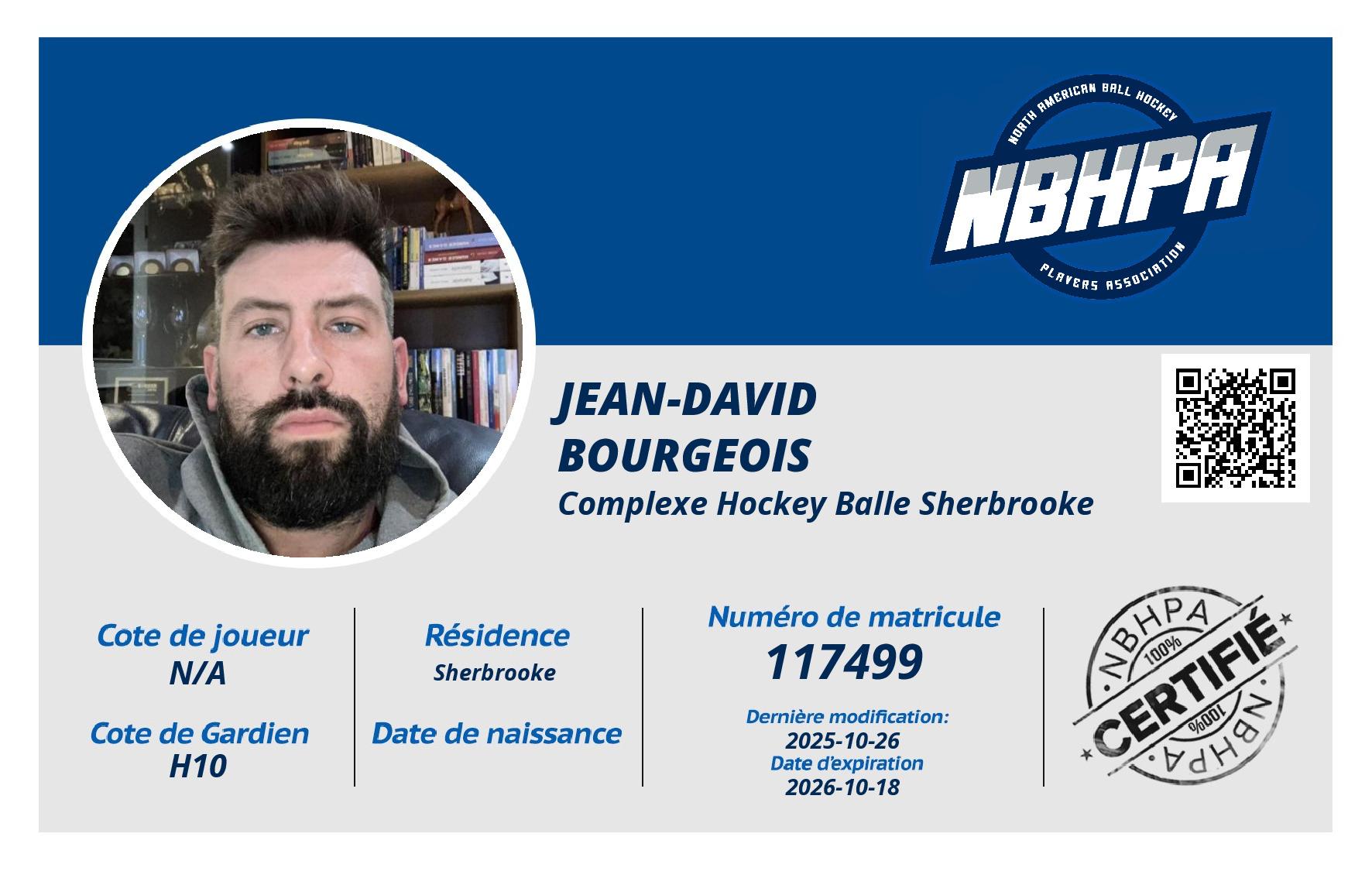 Jean-David  Bourgeois 