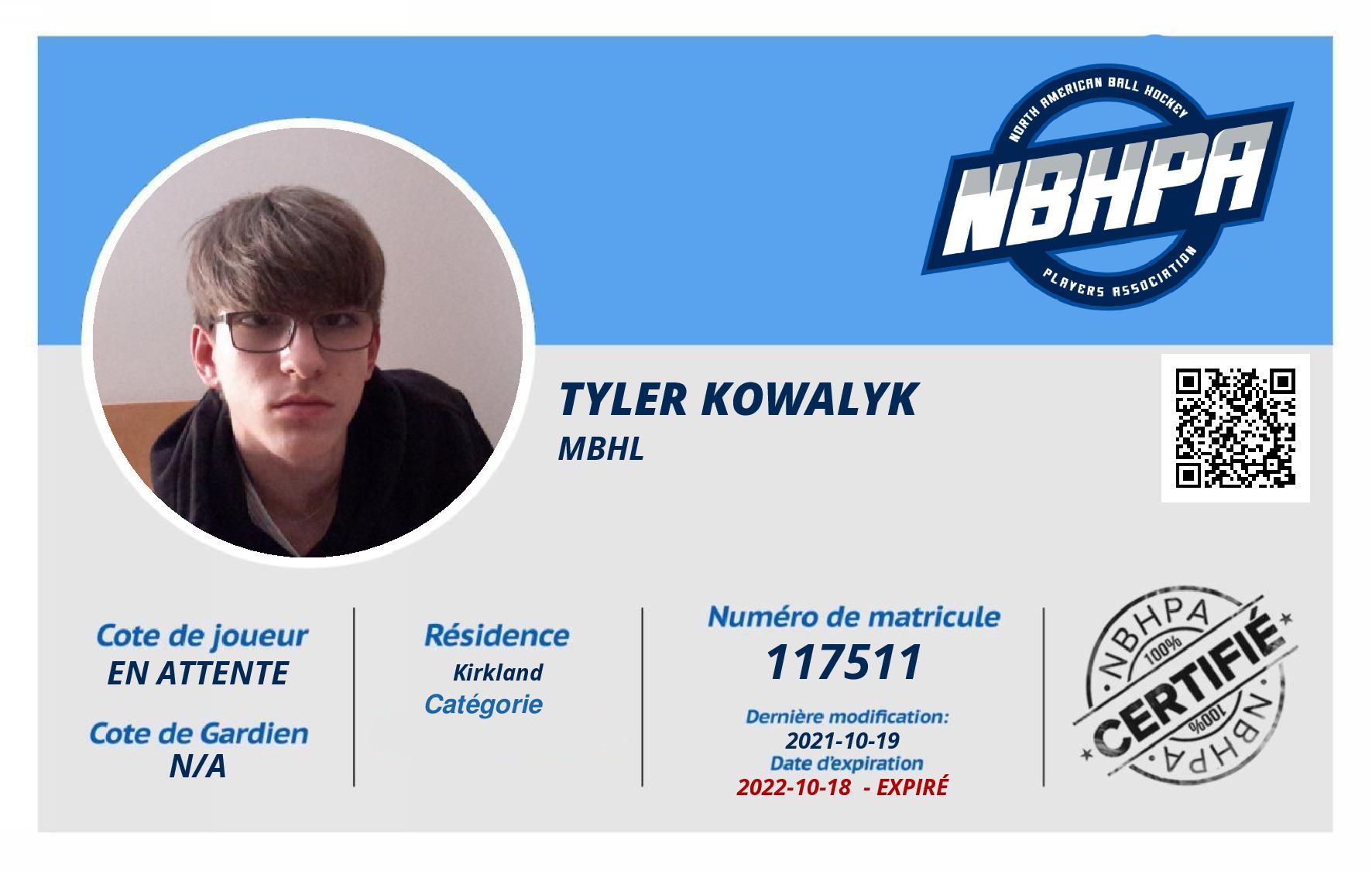 Tyler Kowalyk