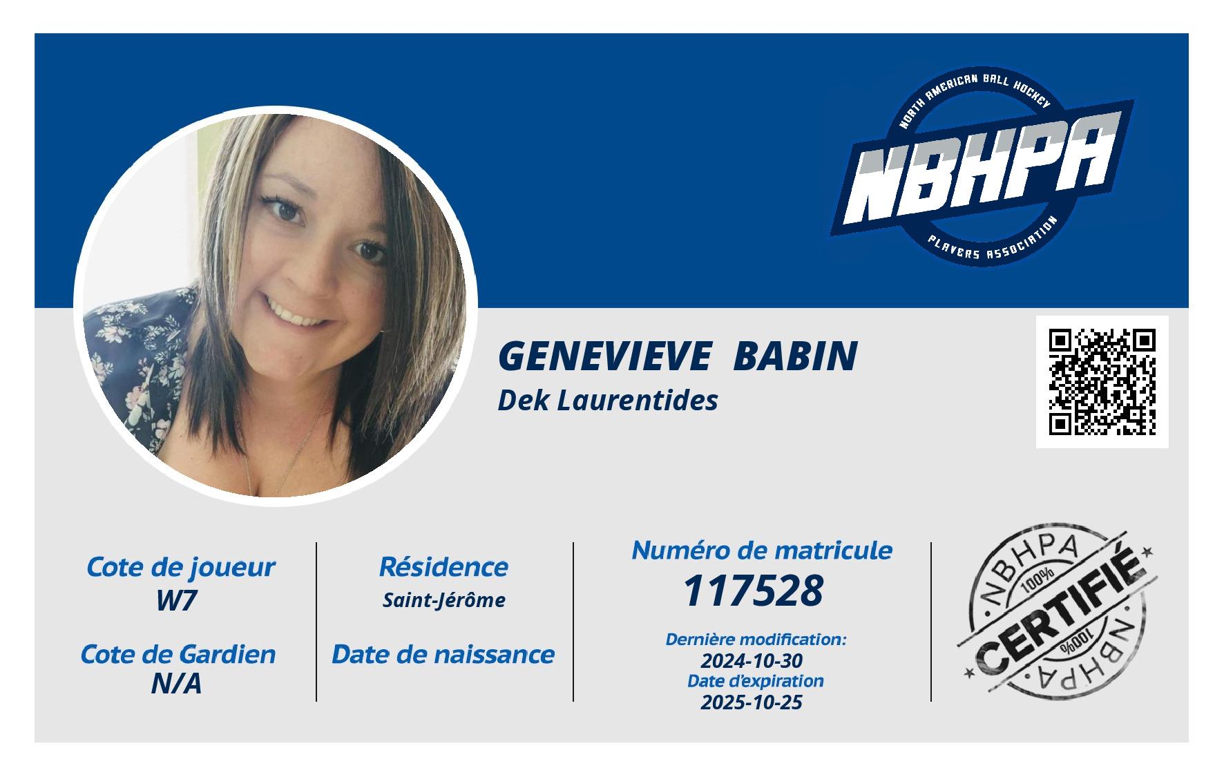 Genevieve  Babin