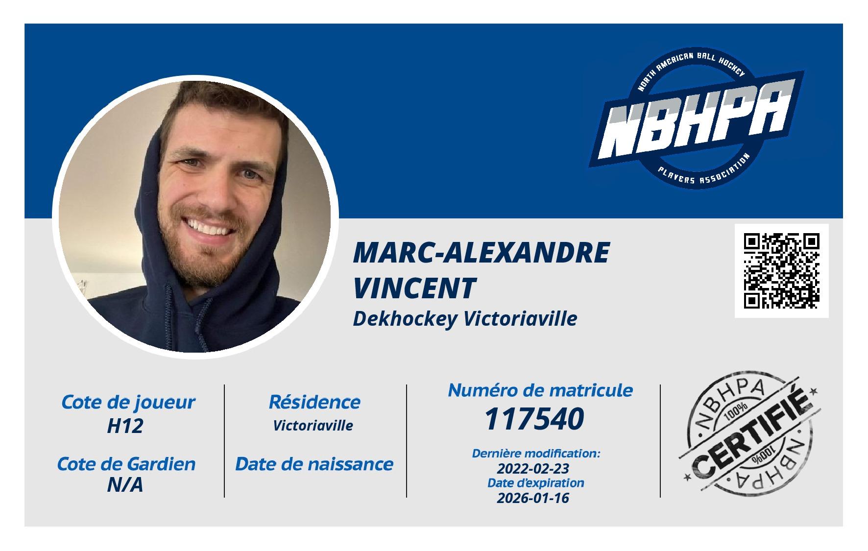 Marc-alexandre Vincent
