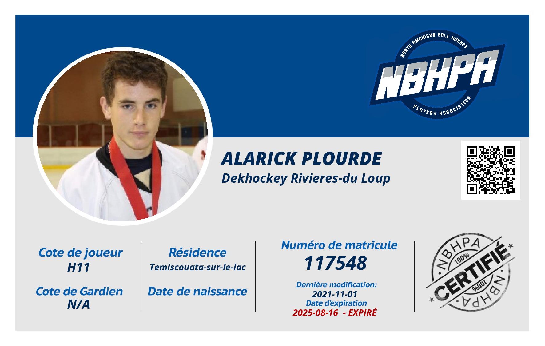 Alarick plourde