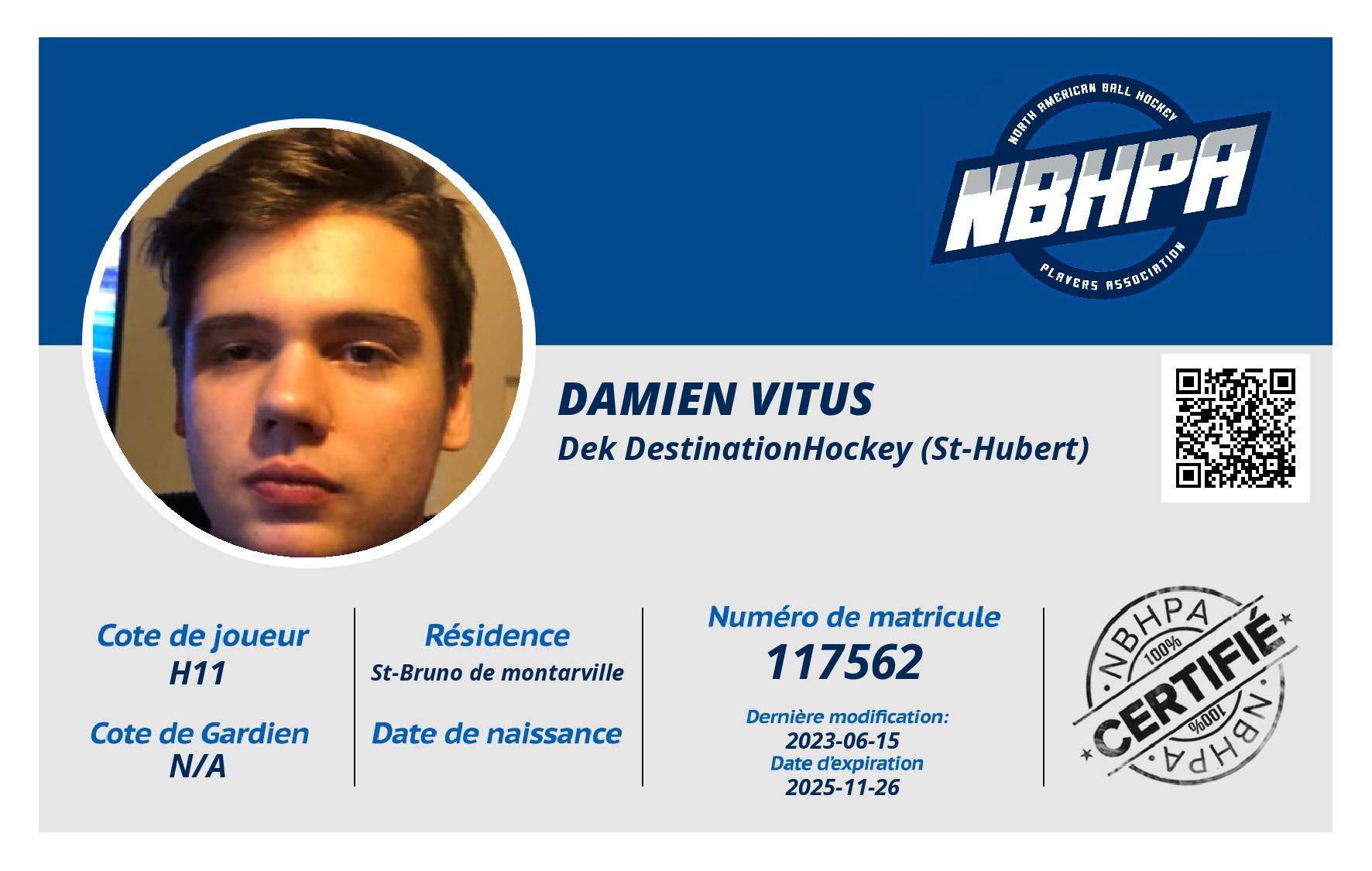 Damien Vitus