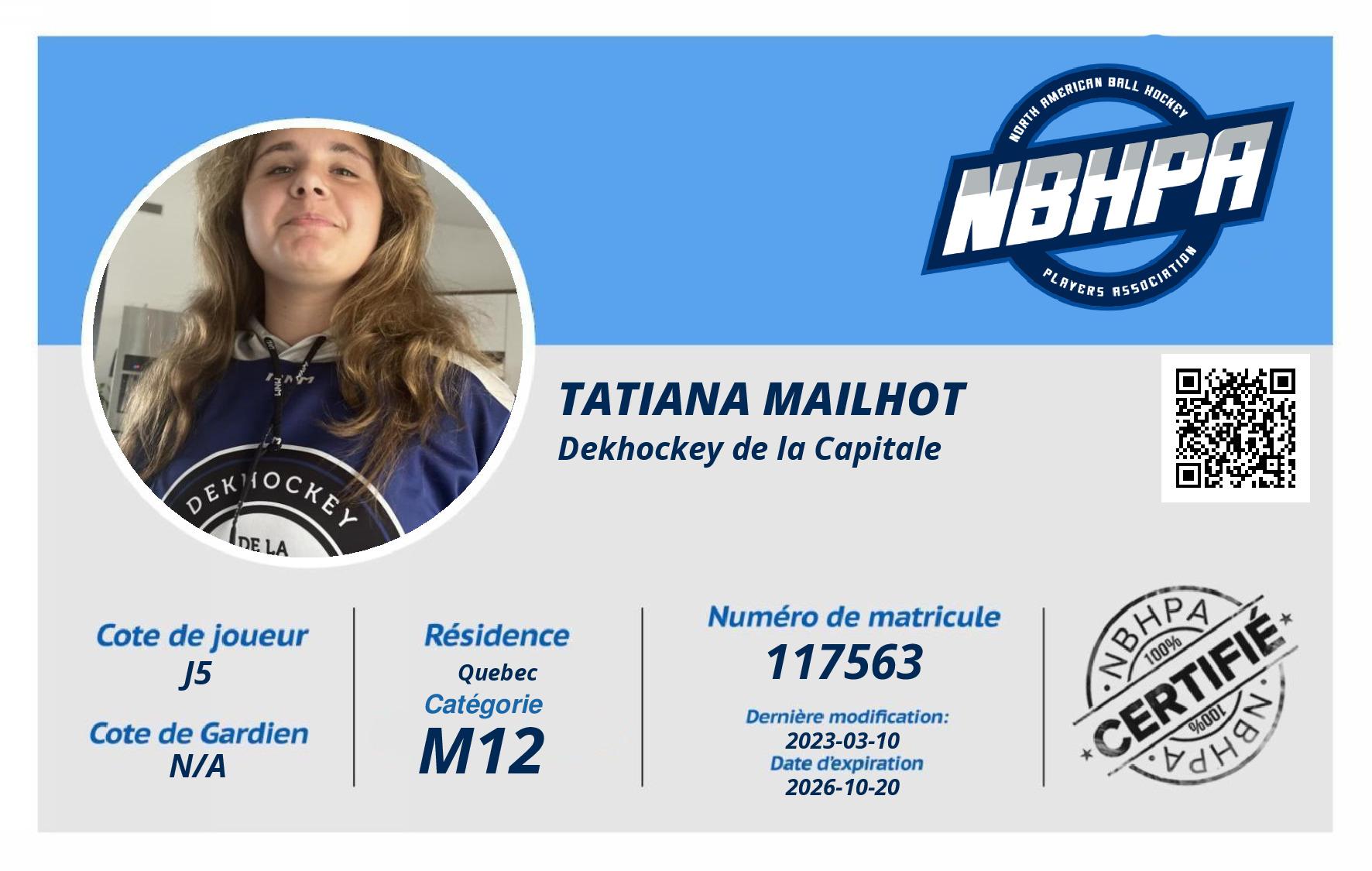Tatiana Mailhot