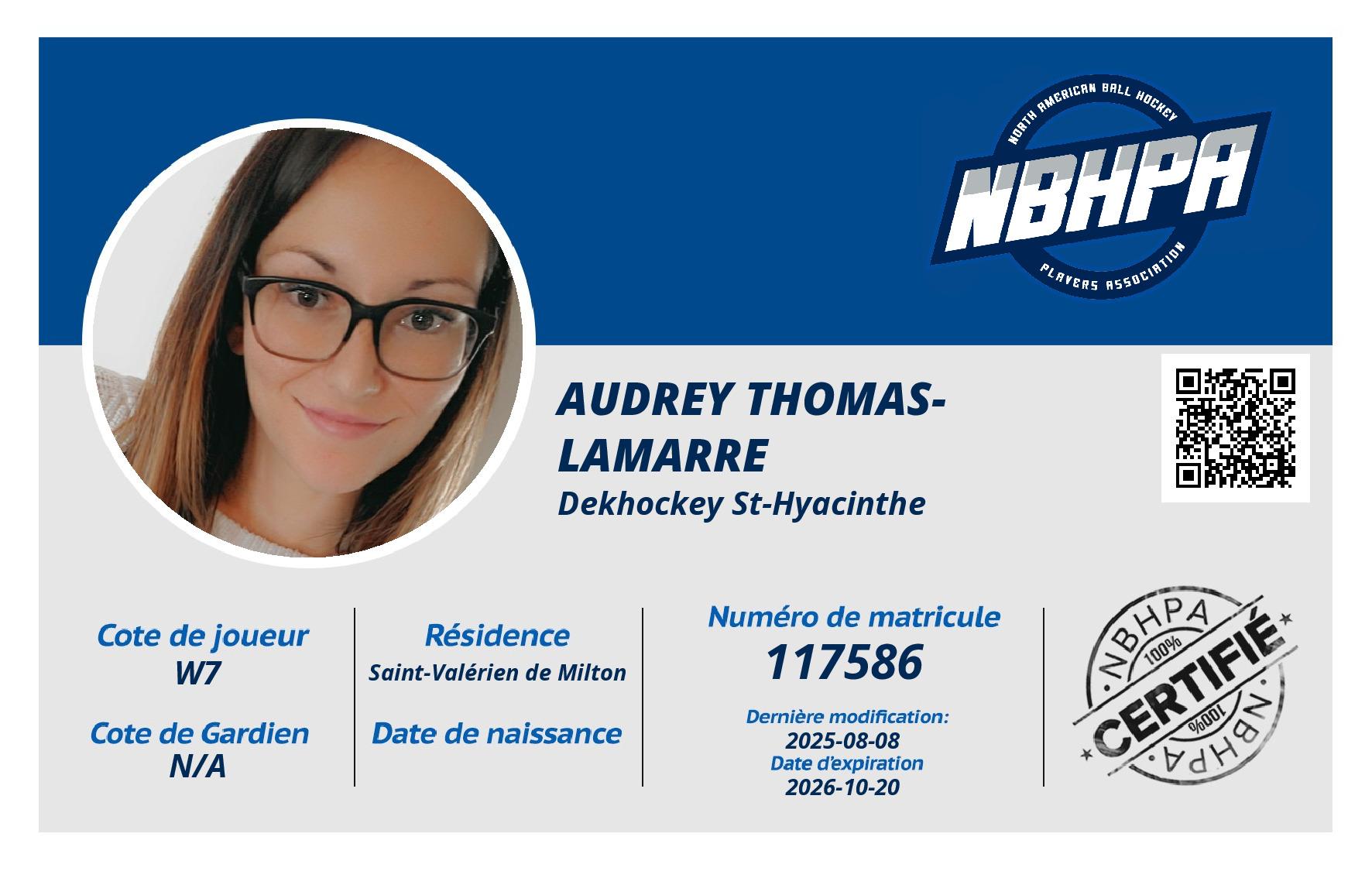 Audrey Thomas-Lamarre