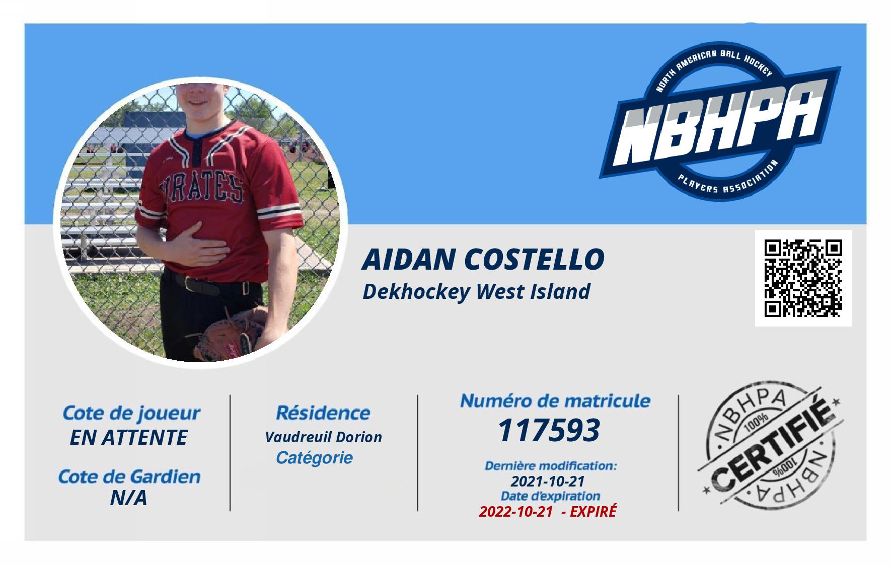 Aidan Costello 