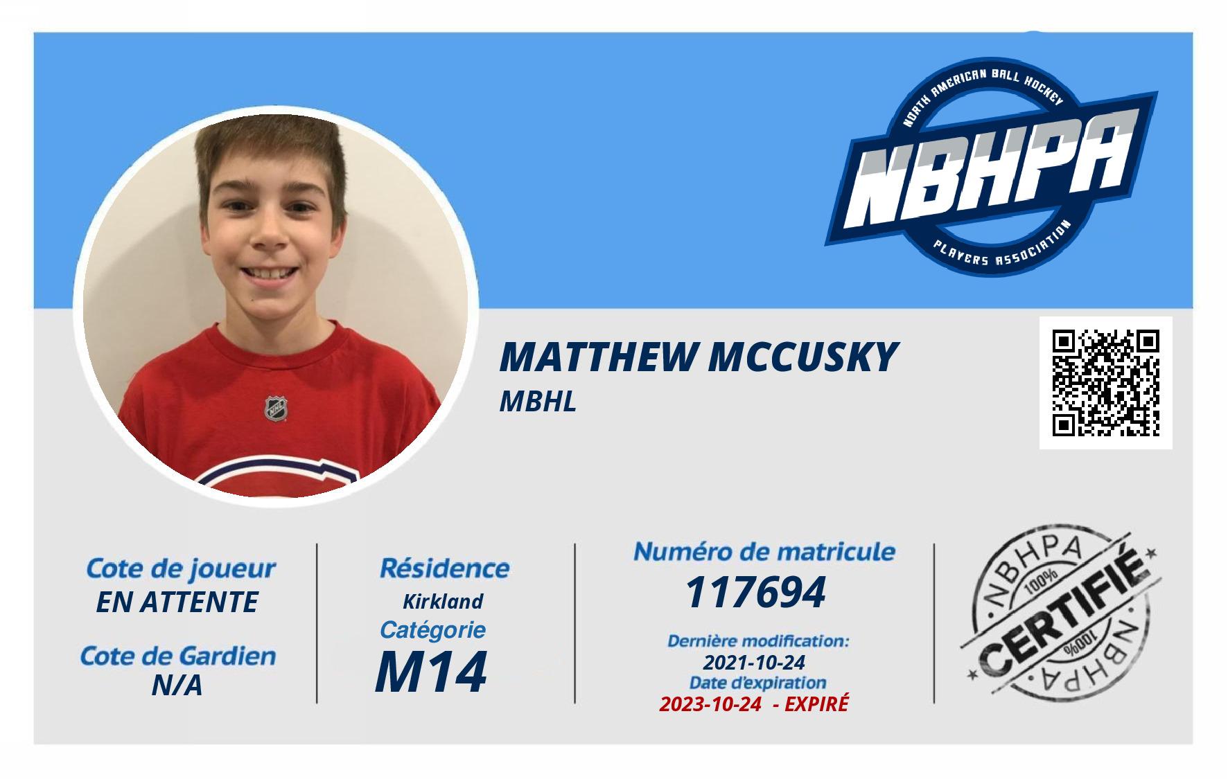 Matthew McCusky