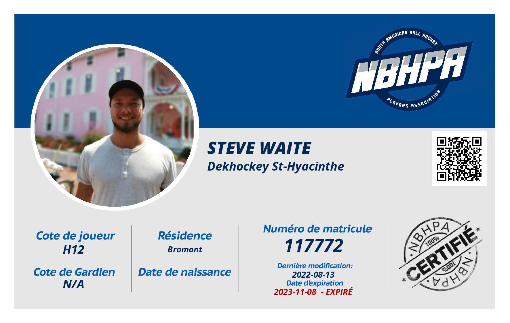 Steve waite