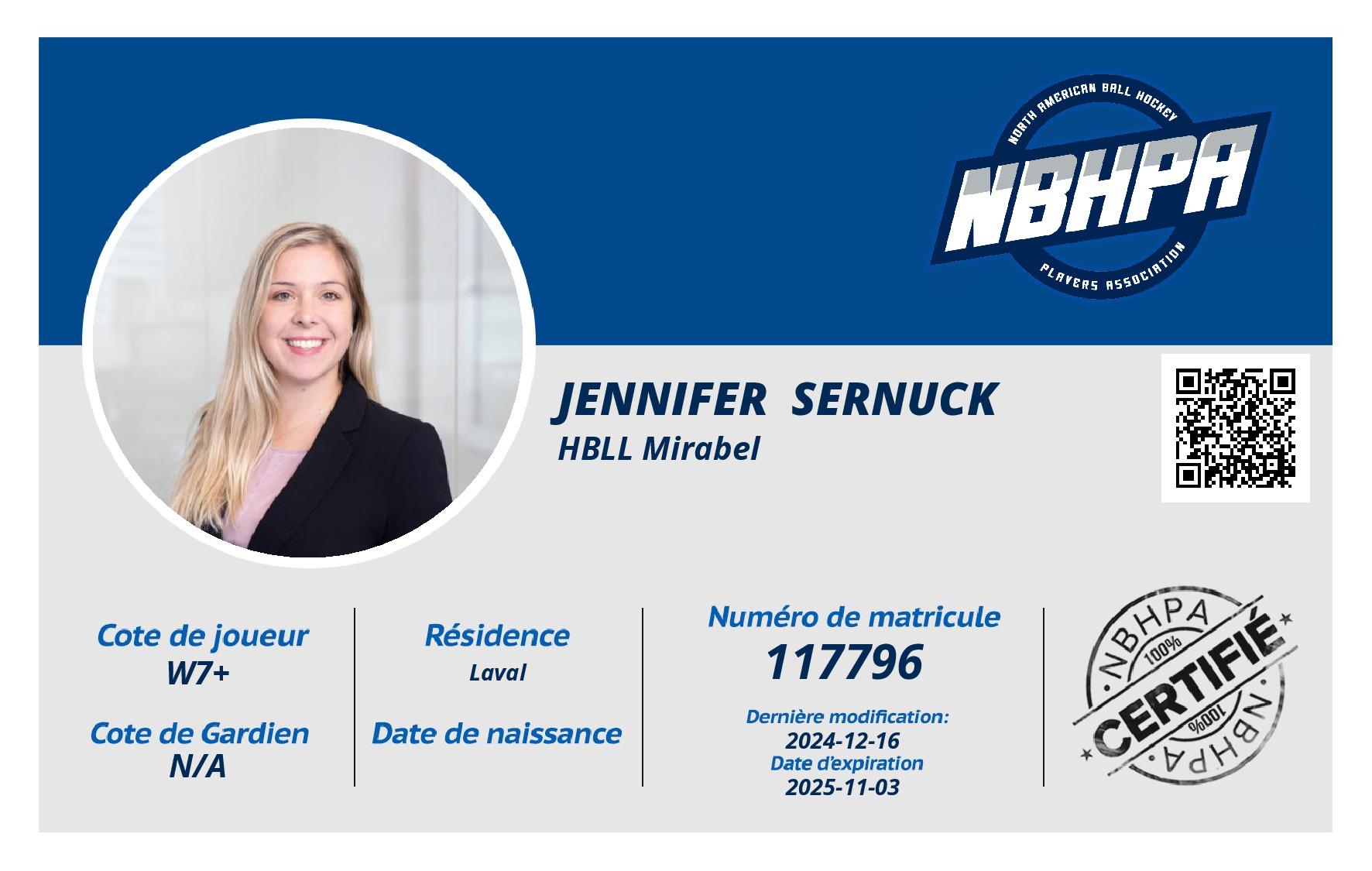 Jennifer  Sernuck
