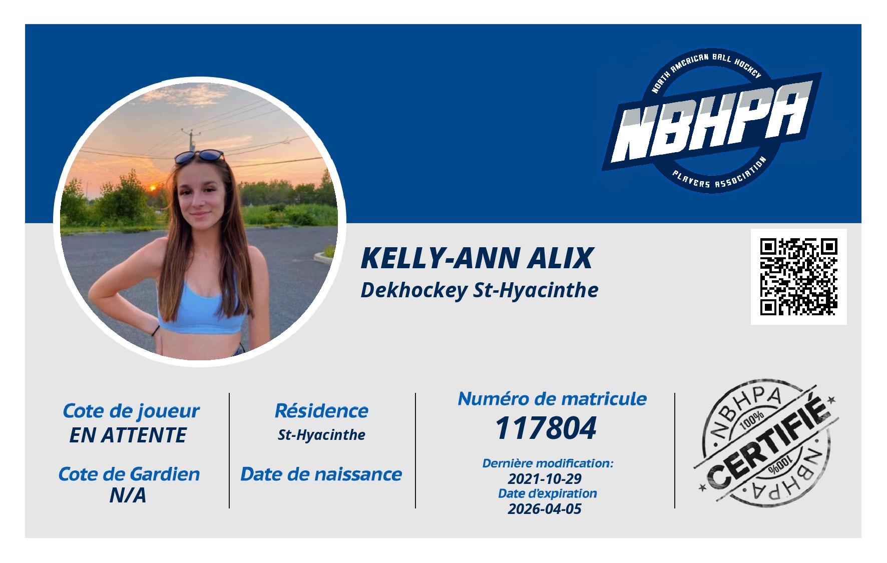 Kelly-Ann Alix