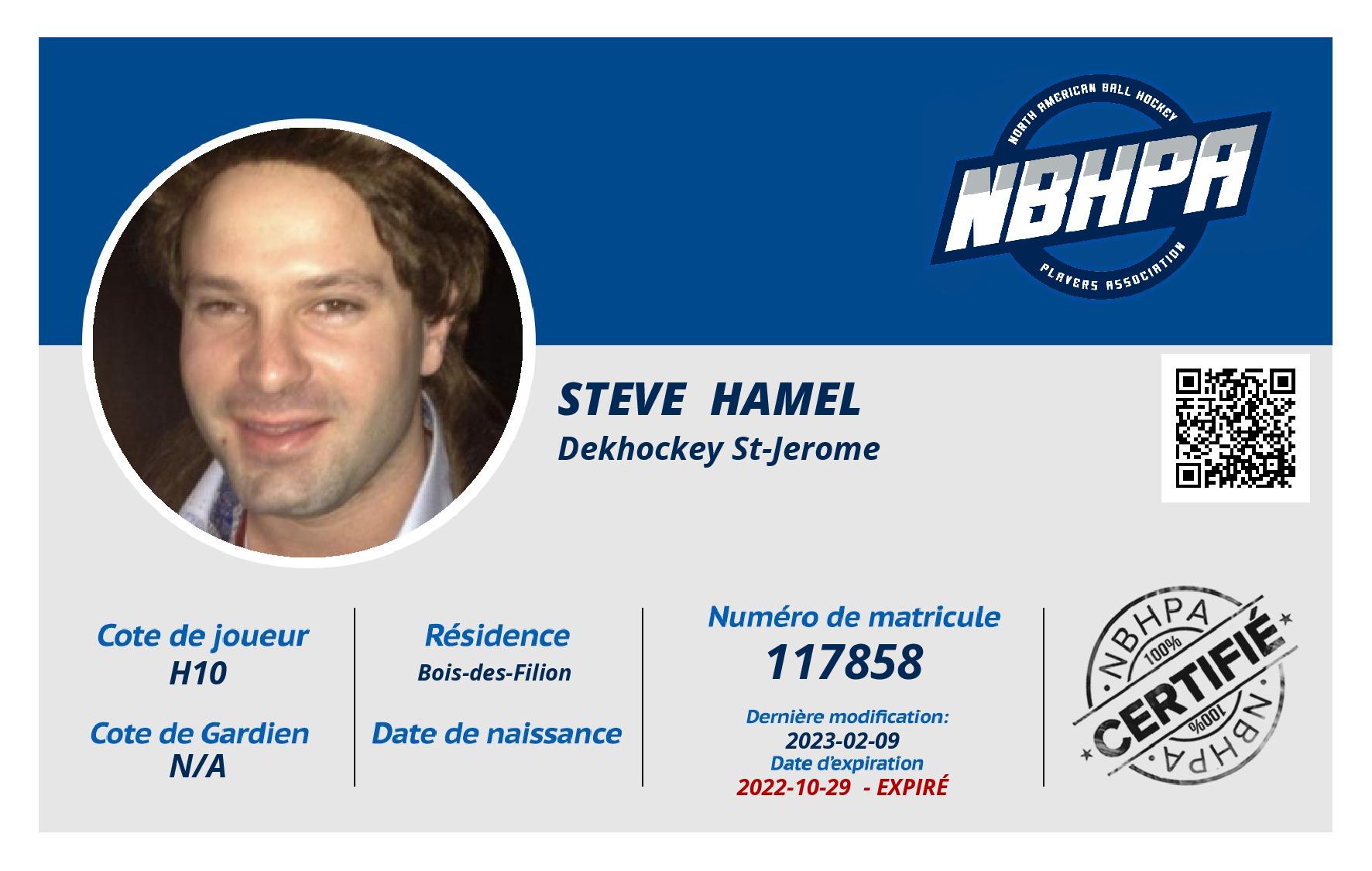 Steve  Hamel