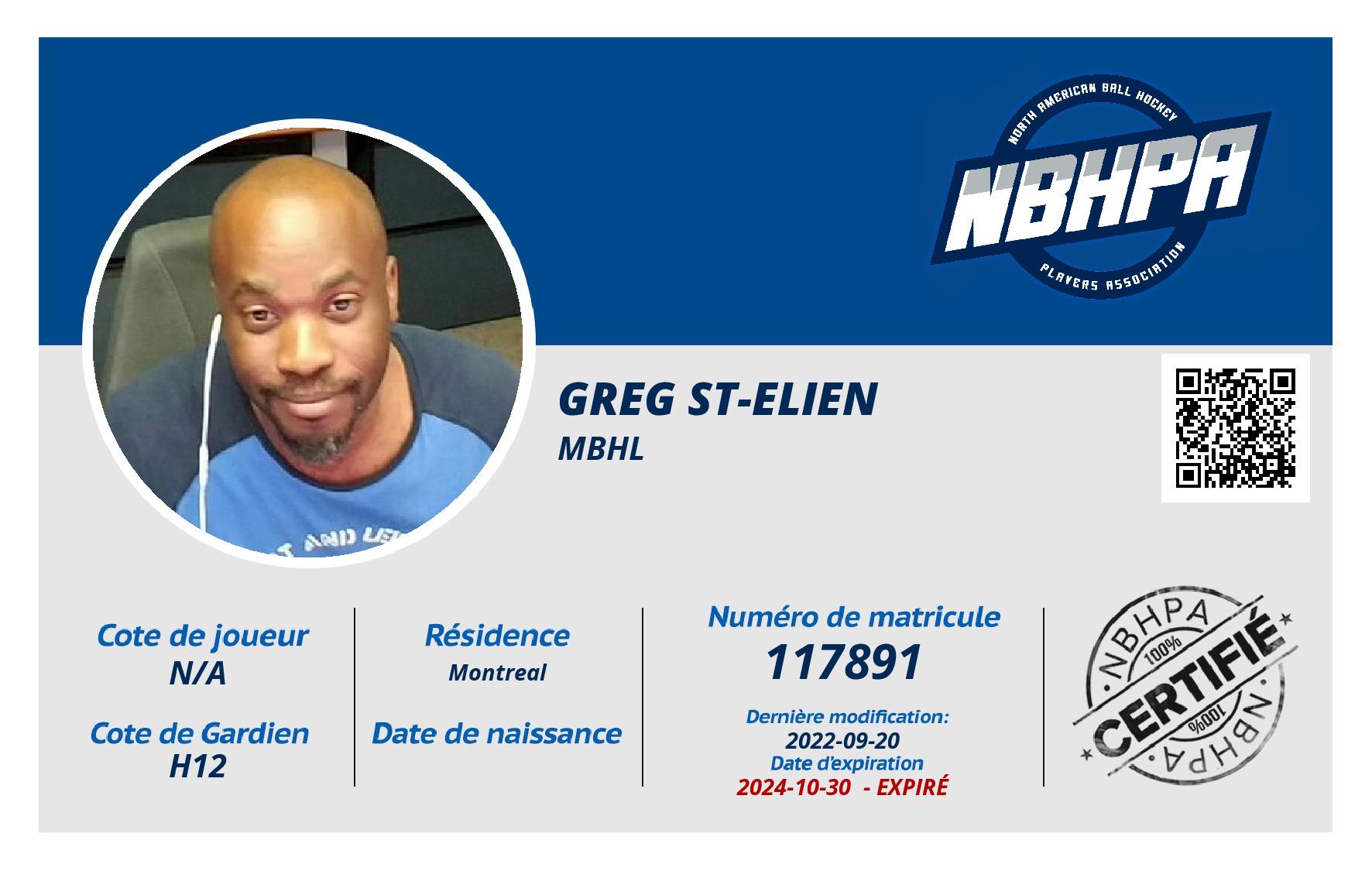 Greg St-Elien