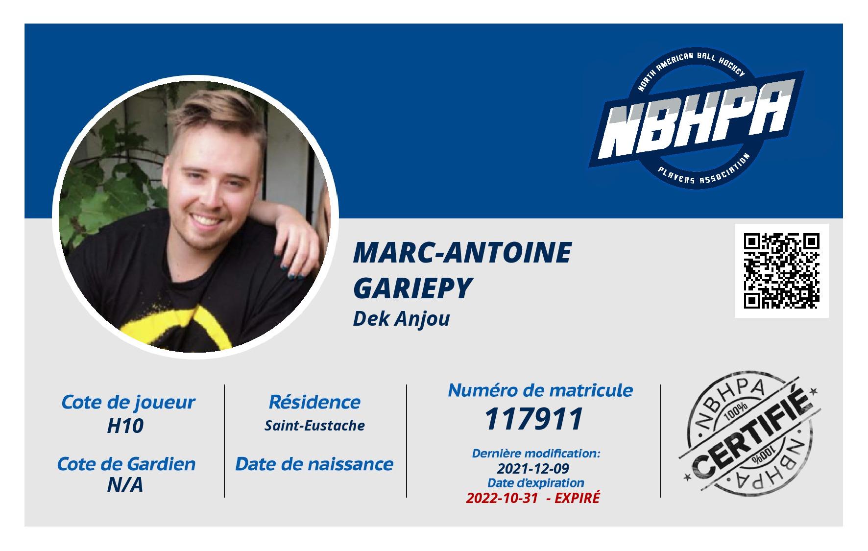 Marc-Antoine Gariepy