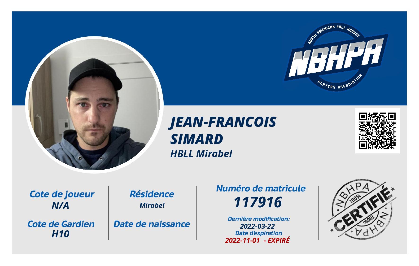 Jean-Francois  Simard