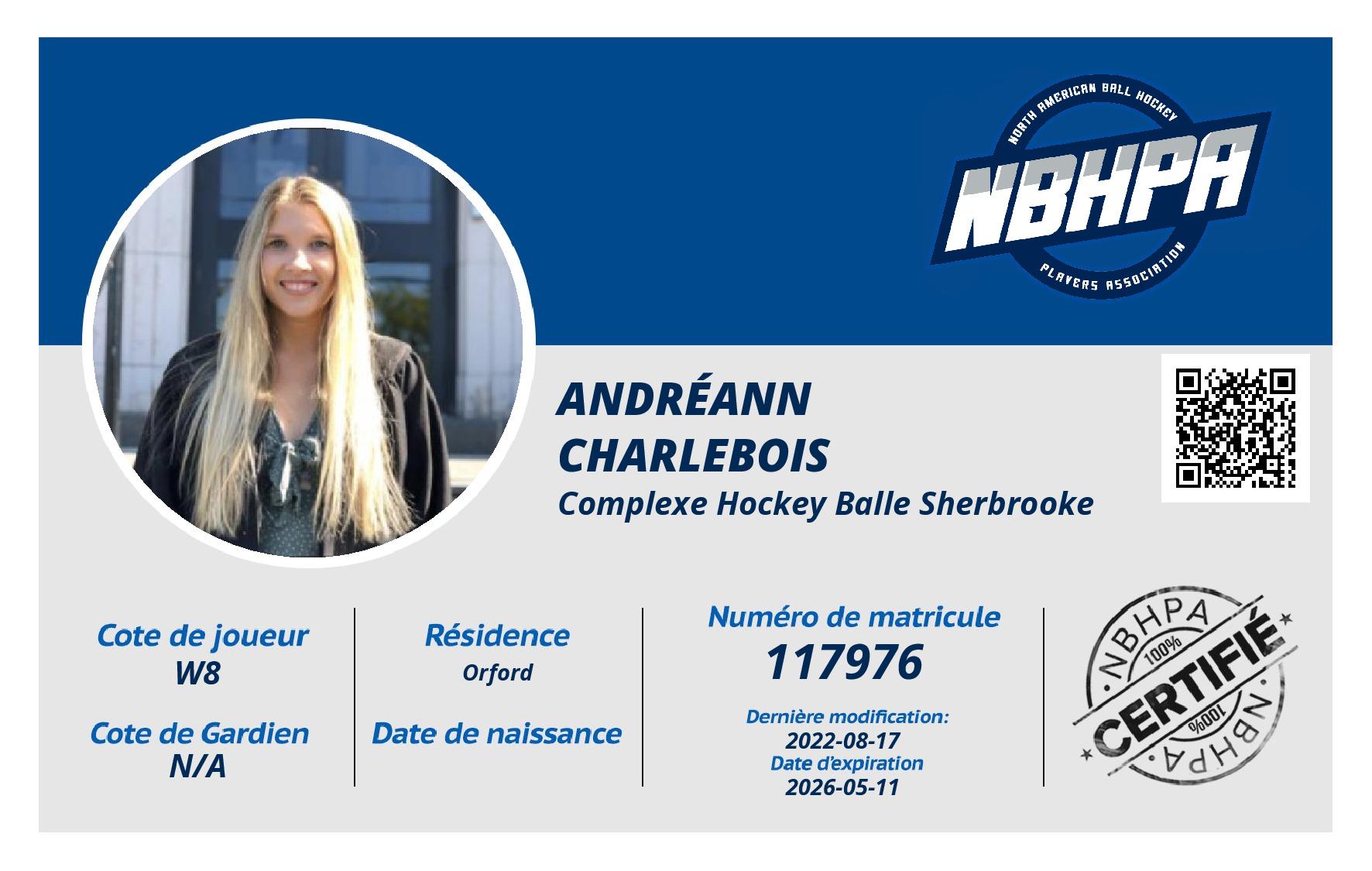 Andréann  Charlebois