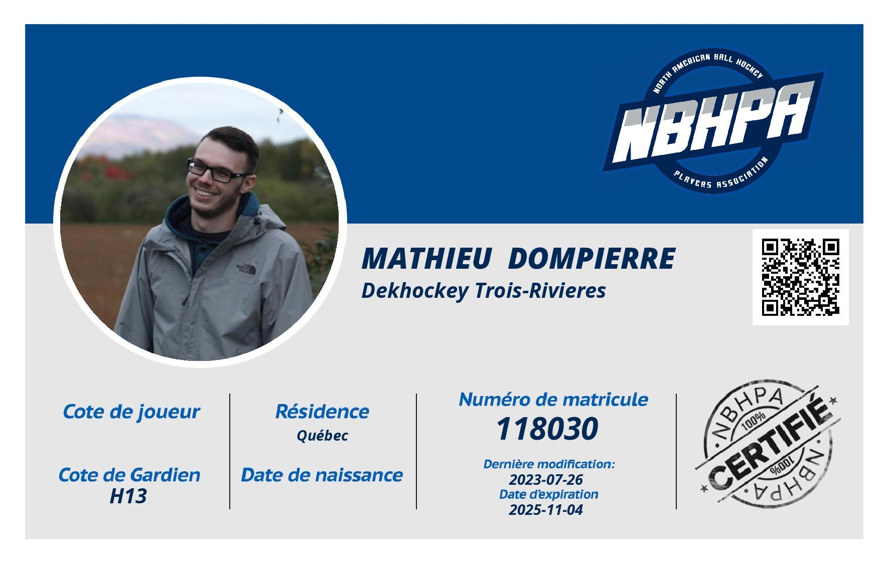 Mathieu  Dompierre