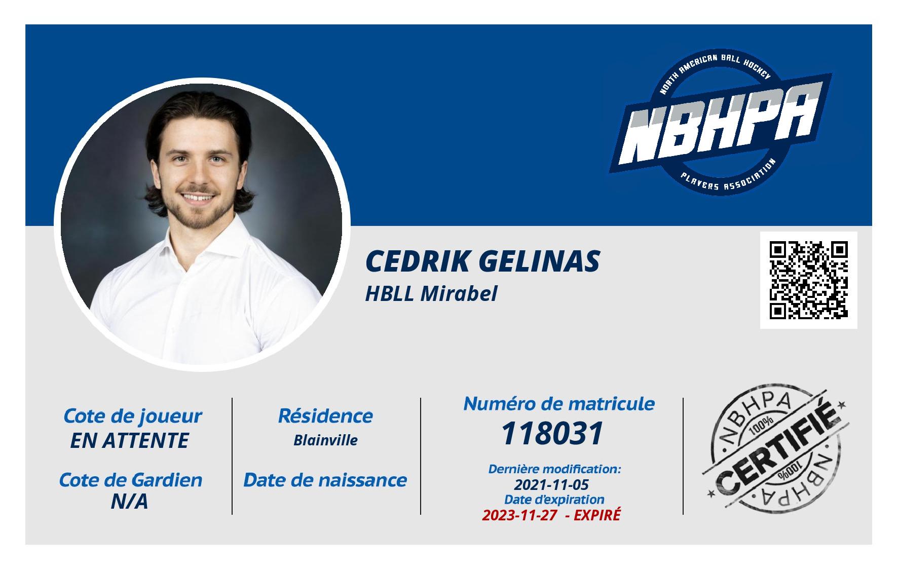 Cedrik Gelinas