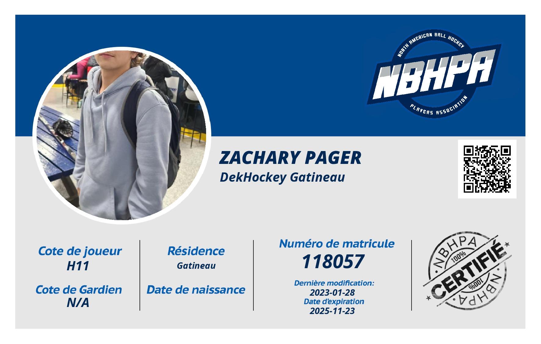 Zachary Pager