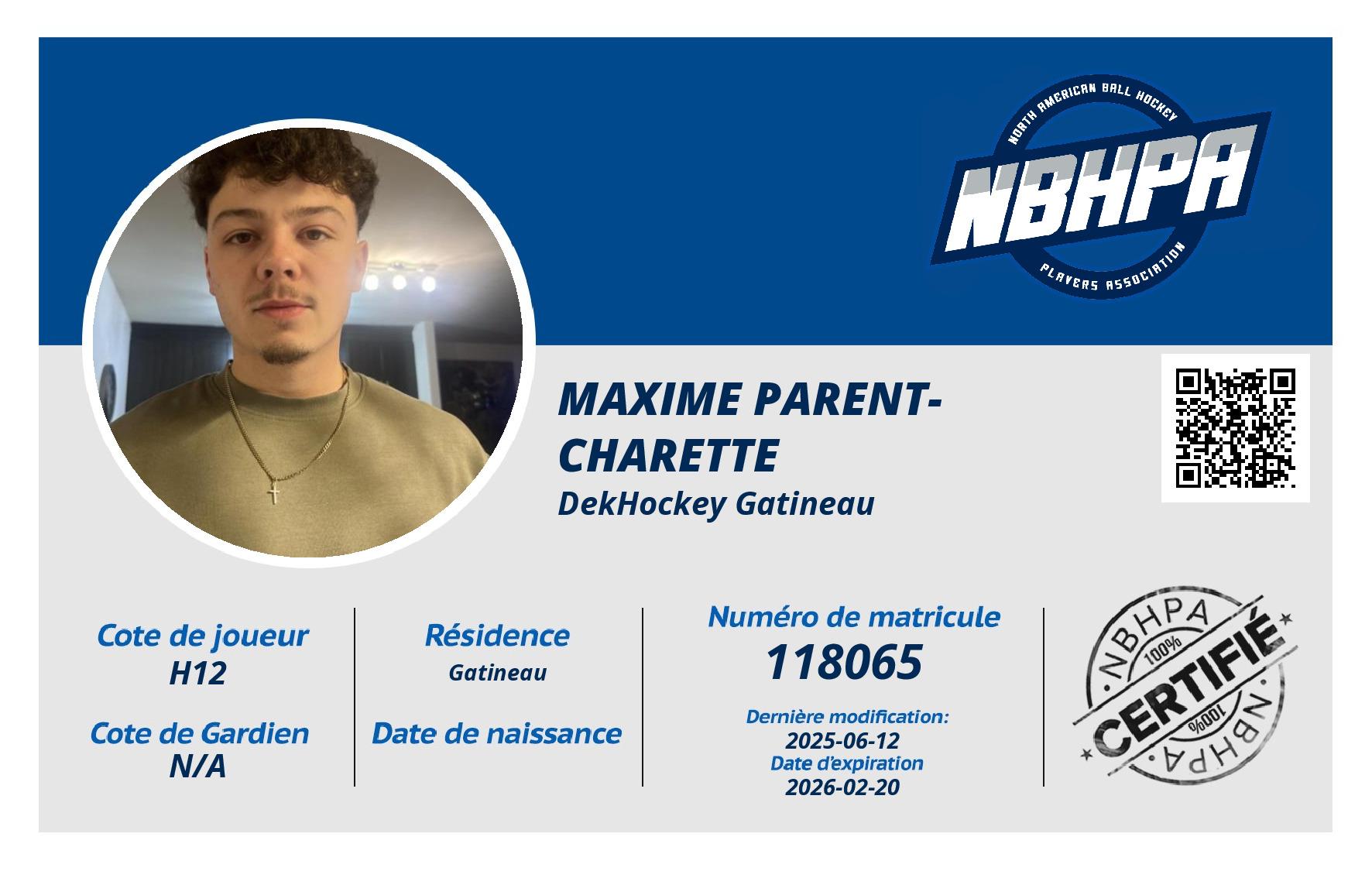 Maxime Parent-Charette