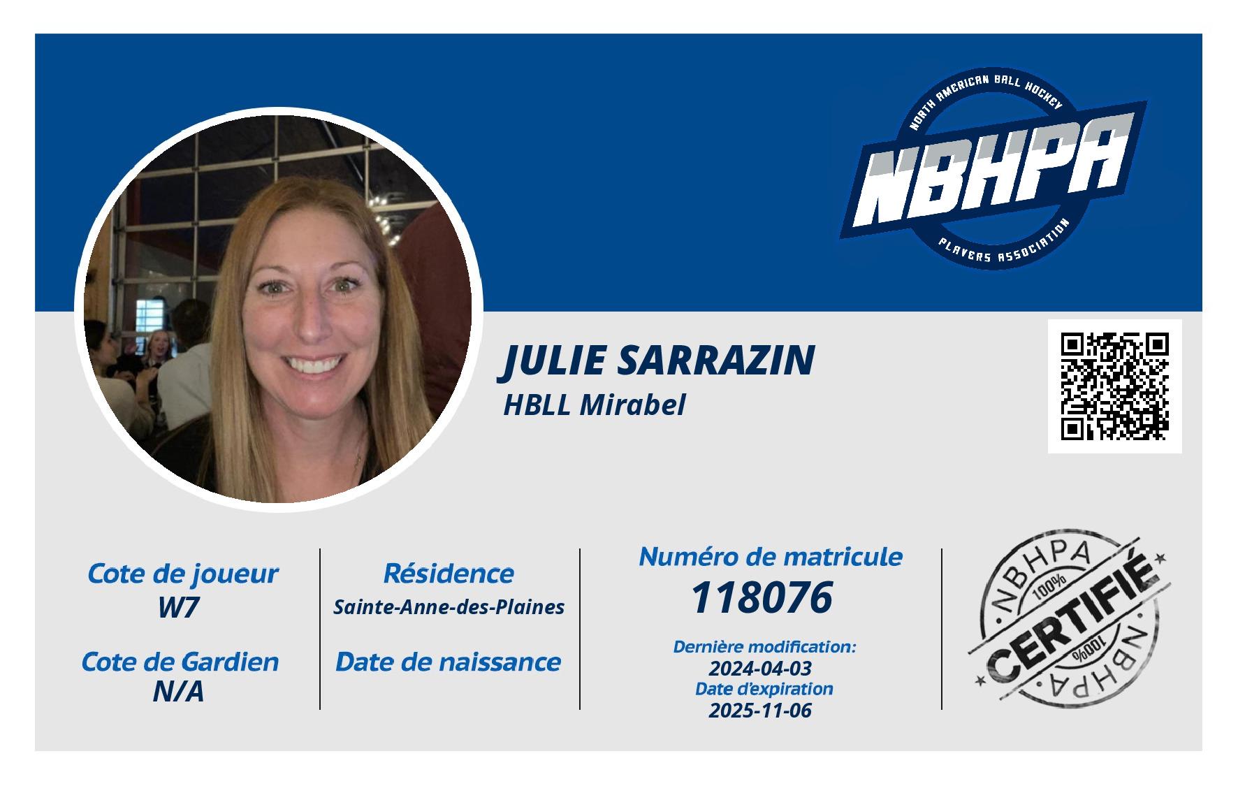 Julie Sarrazin