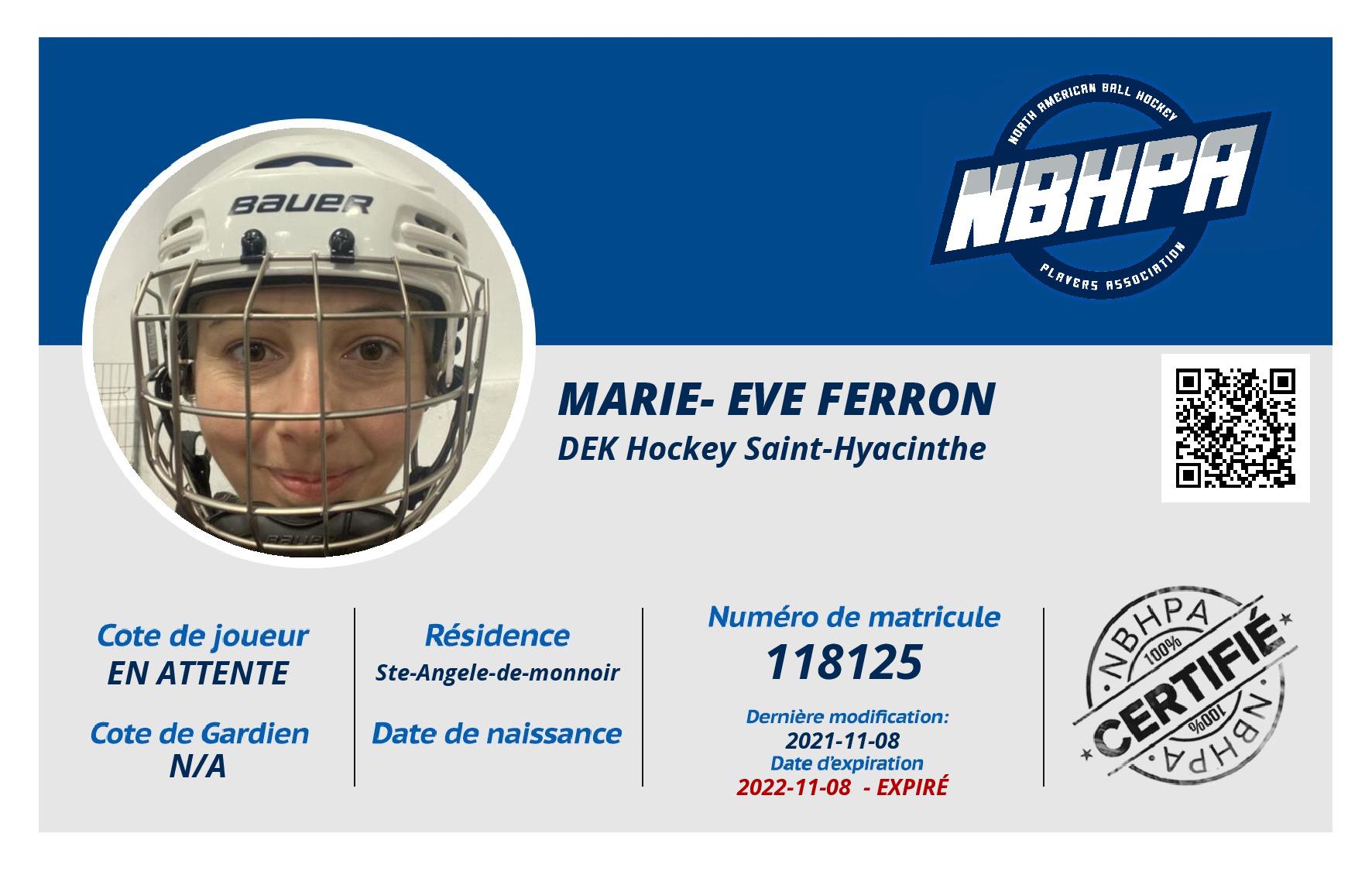 Marie- eve Ferron