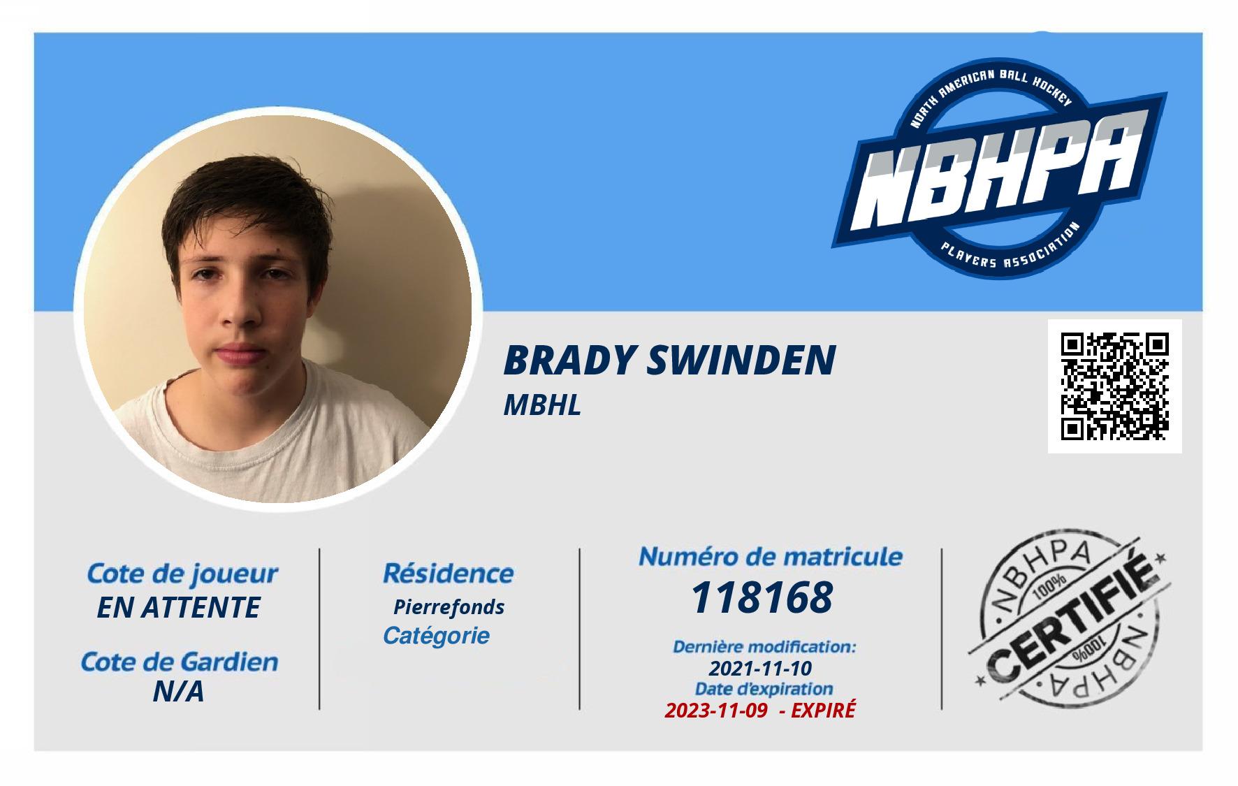 Brady Swinden