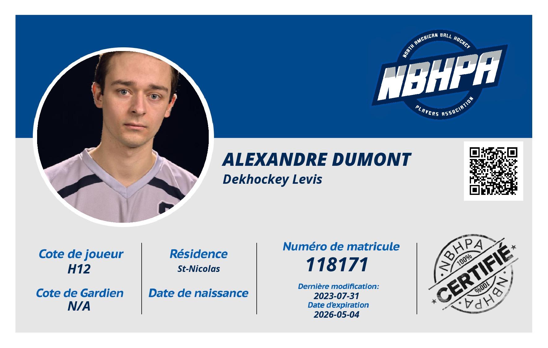 Alexandre Dumont