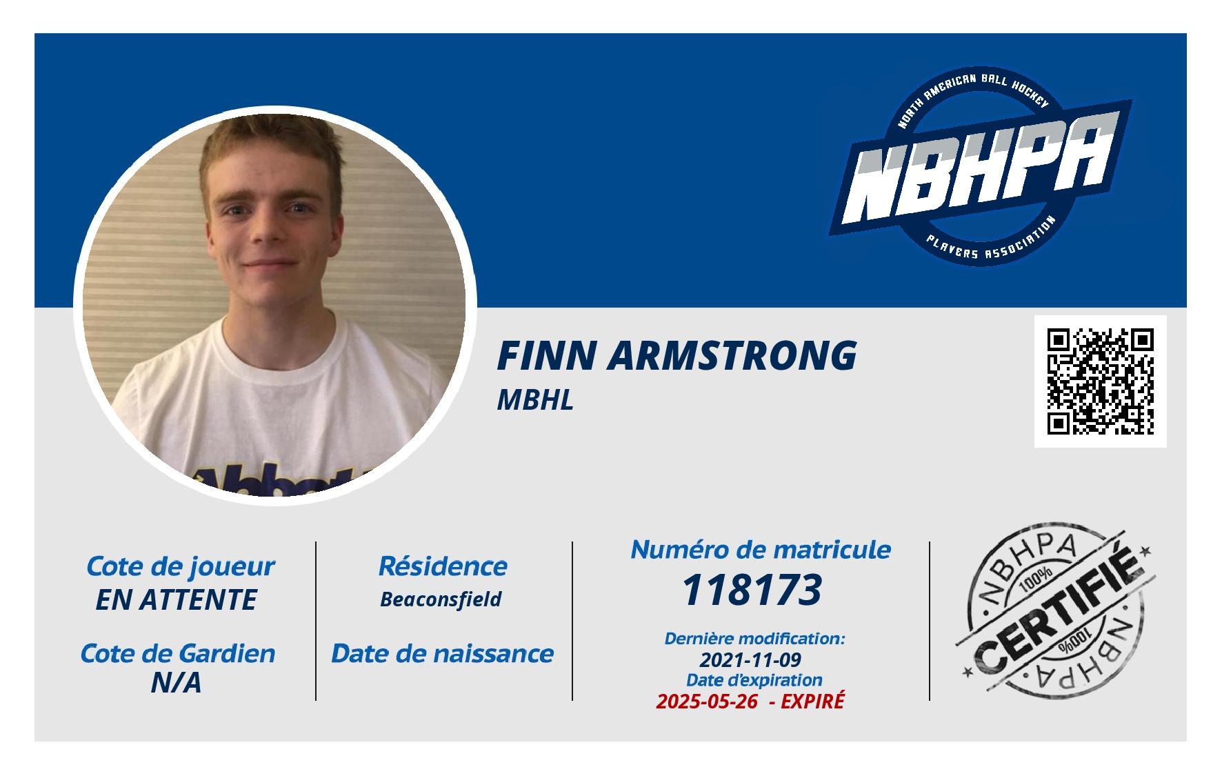 Finn Armstrong 