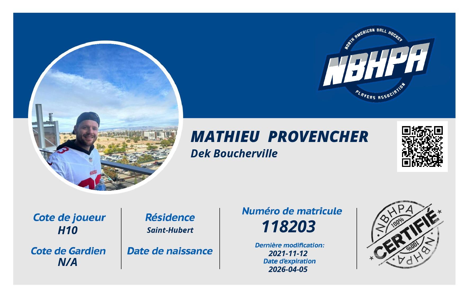 Mathieu  Provencher
