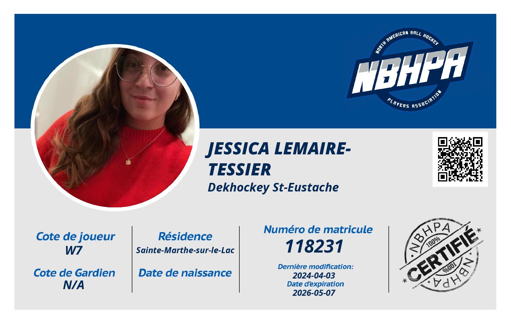 Jessica Lemaire-Tessier