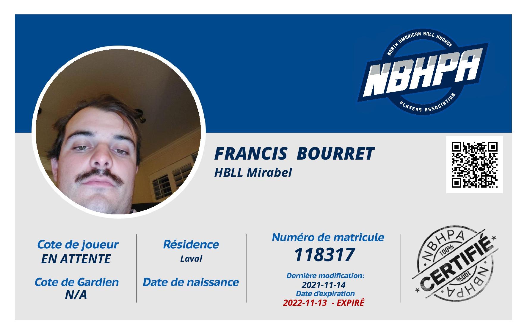 Francis  Bourret