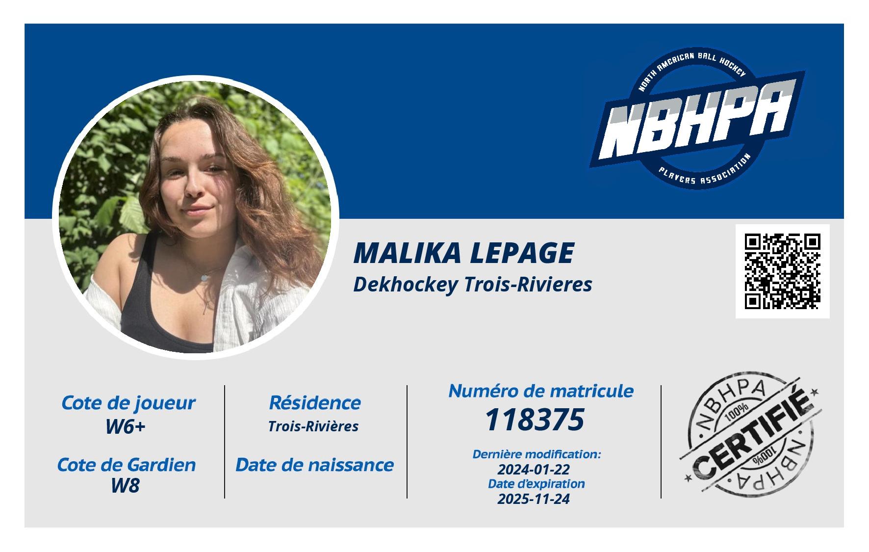 Malika Lepage